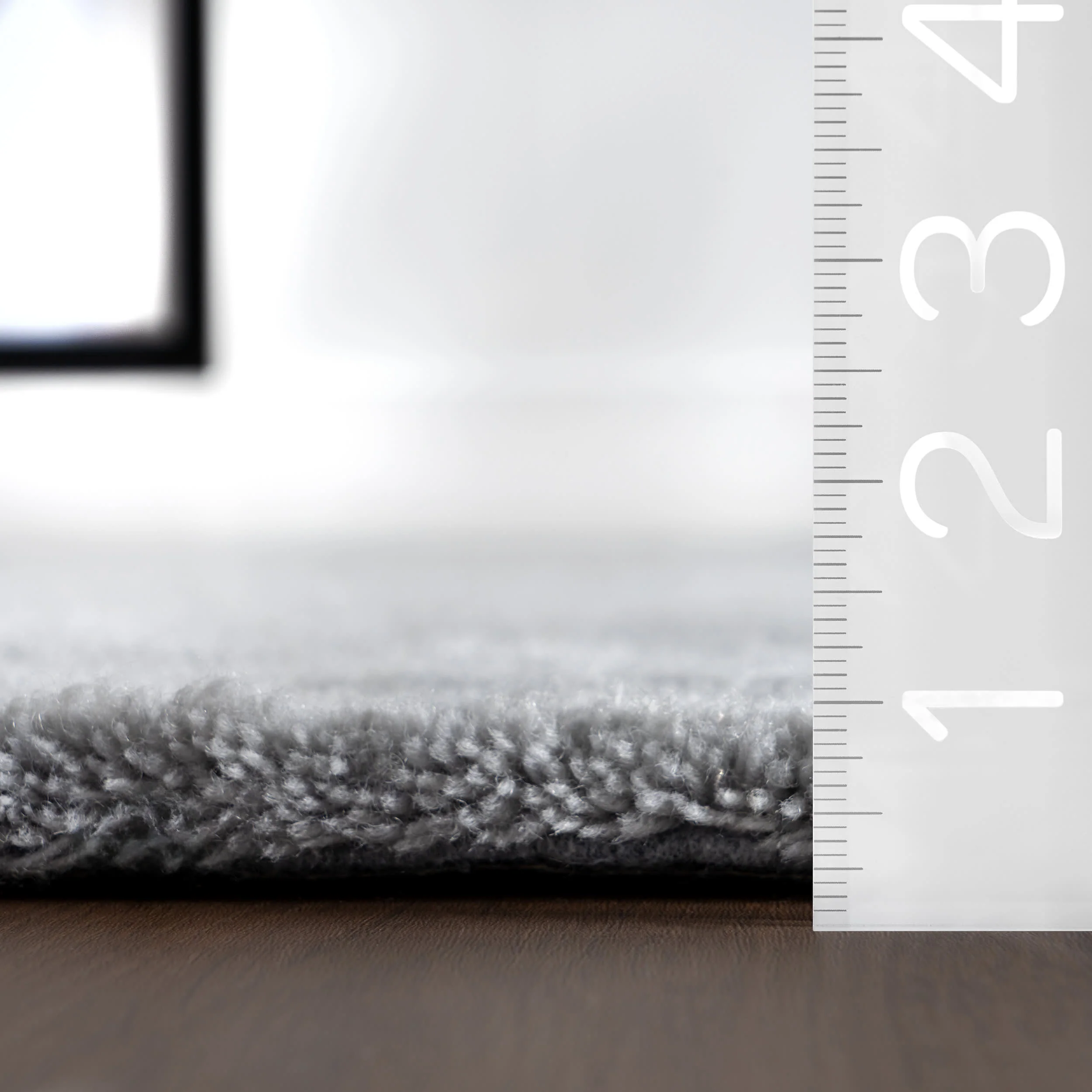 Gaia New Zealand Wool Shag Rug | Grey - Image 5