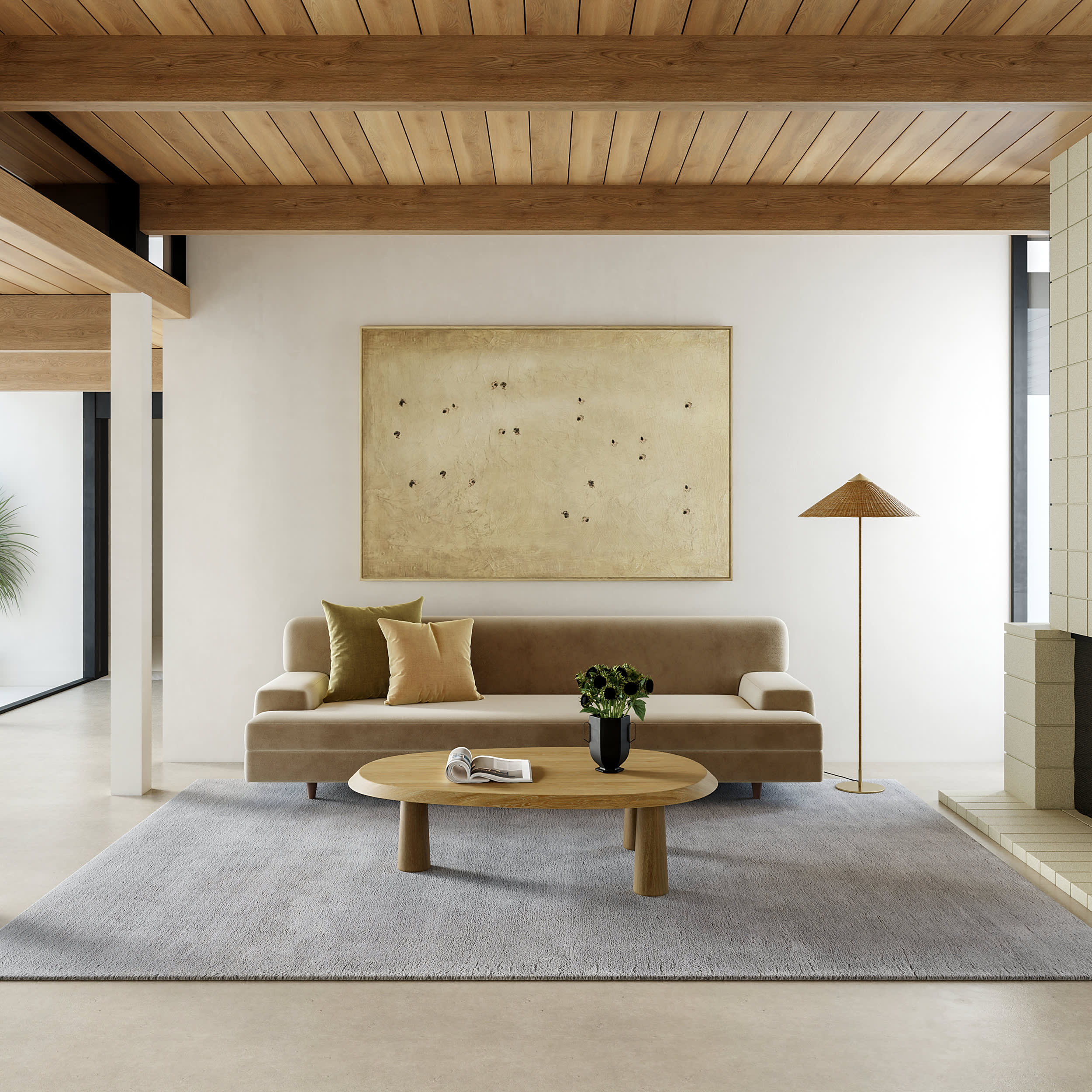 Gaia New Zealand Wool Shag Rug | Grey - Image 9