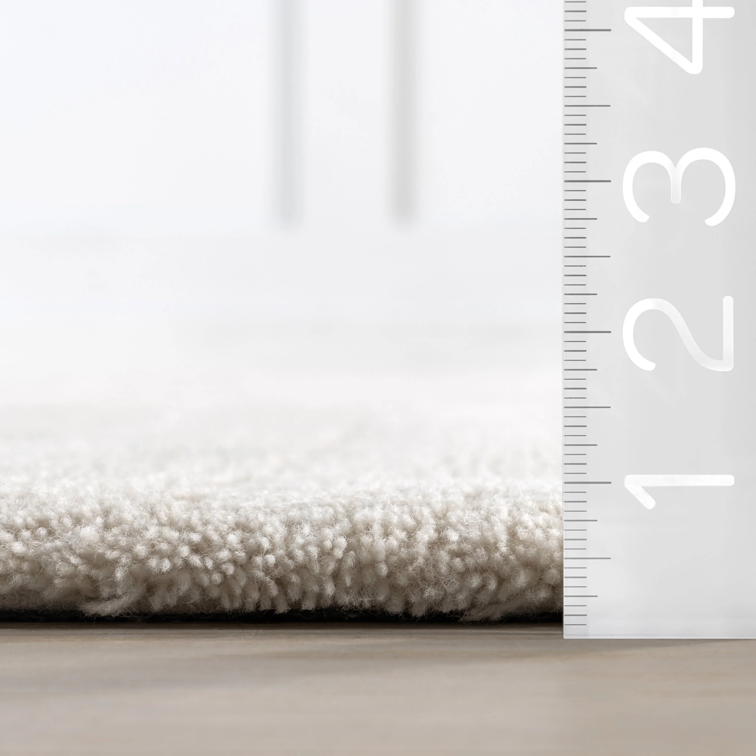 Gaia New Zealand Wool Shag Rug | Ivory - Image 5