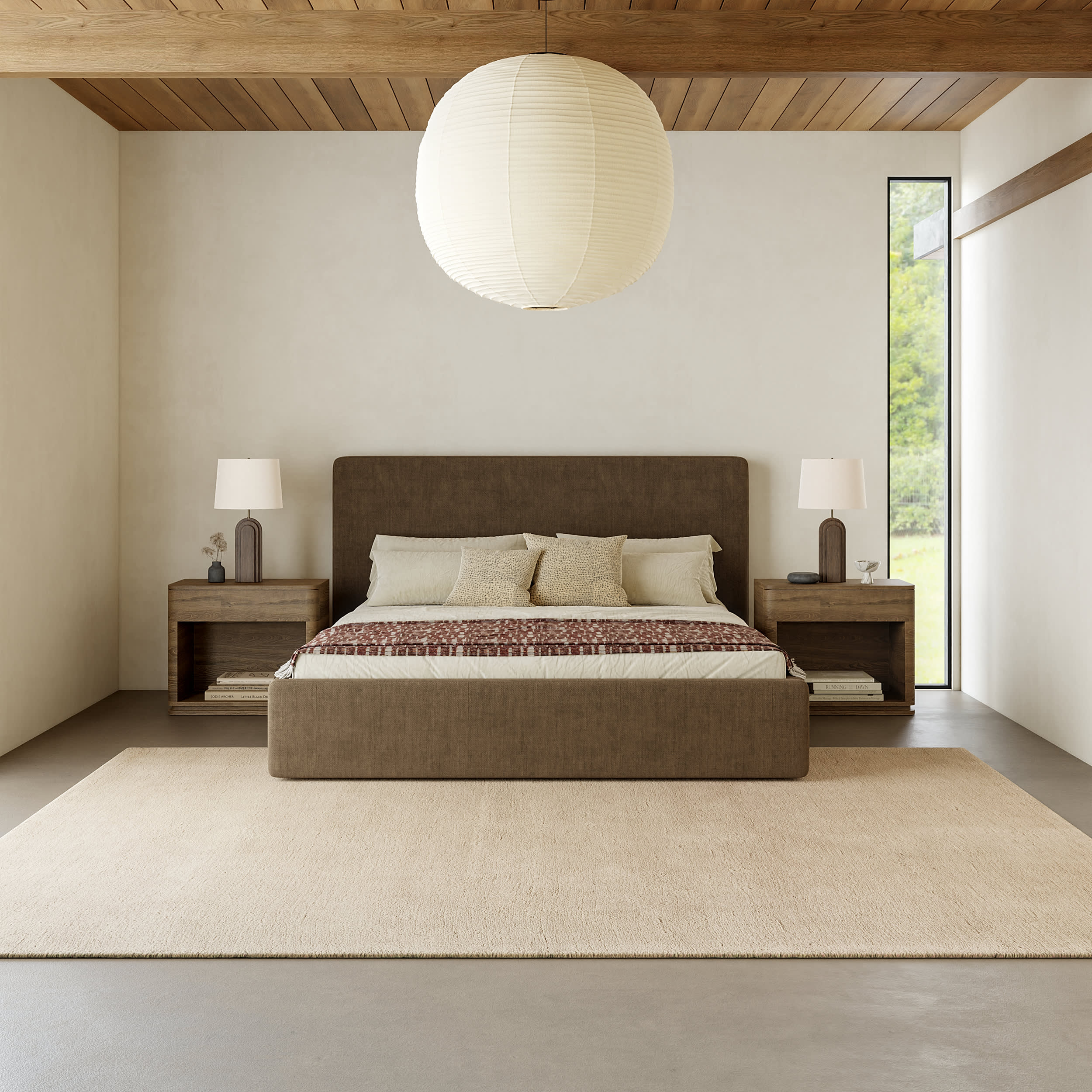 Gaia New Zealand Wool Shag Rug | Sand - Image 6