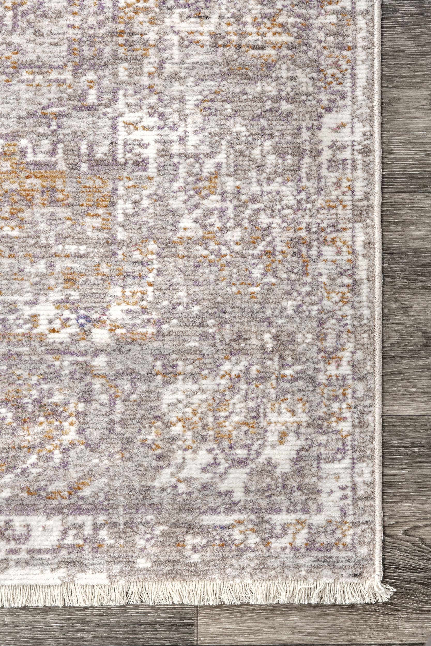 Gardenia Medallion Fringe Rug | Beige - Image 3