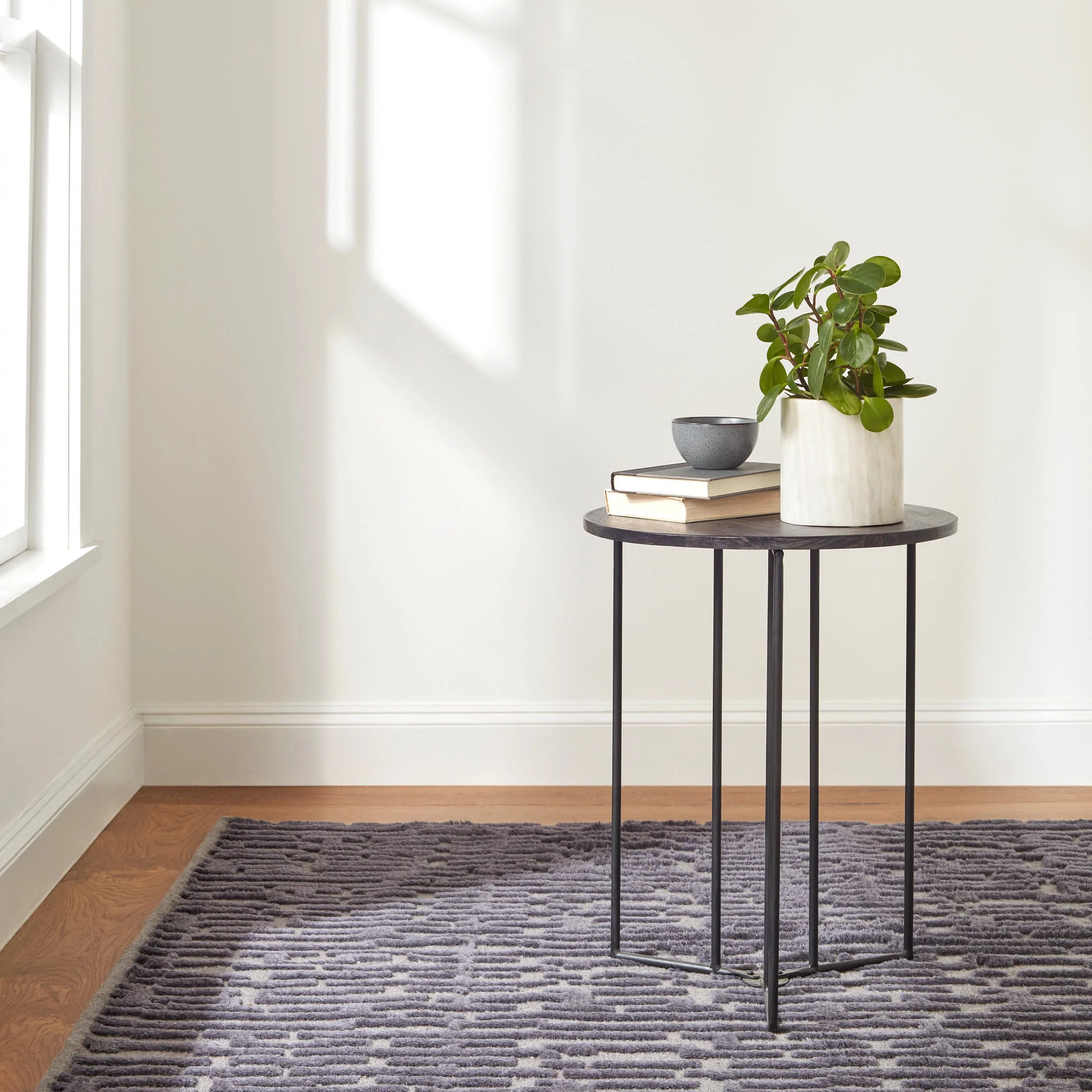 Gates Hand Knotted Wool Rug | Metal - Image 3