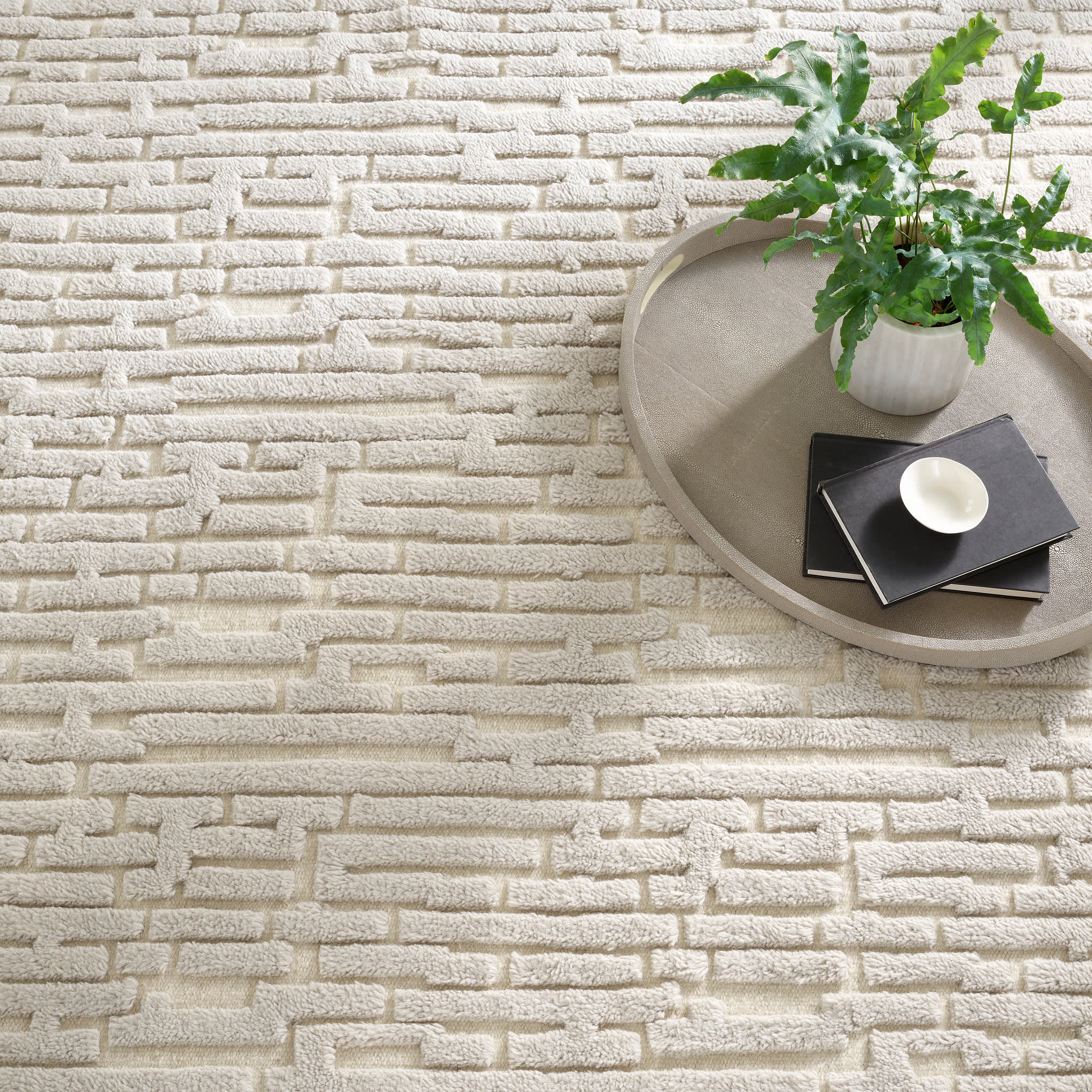Gates Hand Knotted Wool Rug | Plaster - Image 4