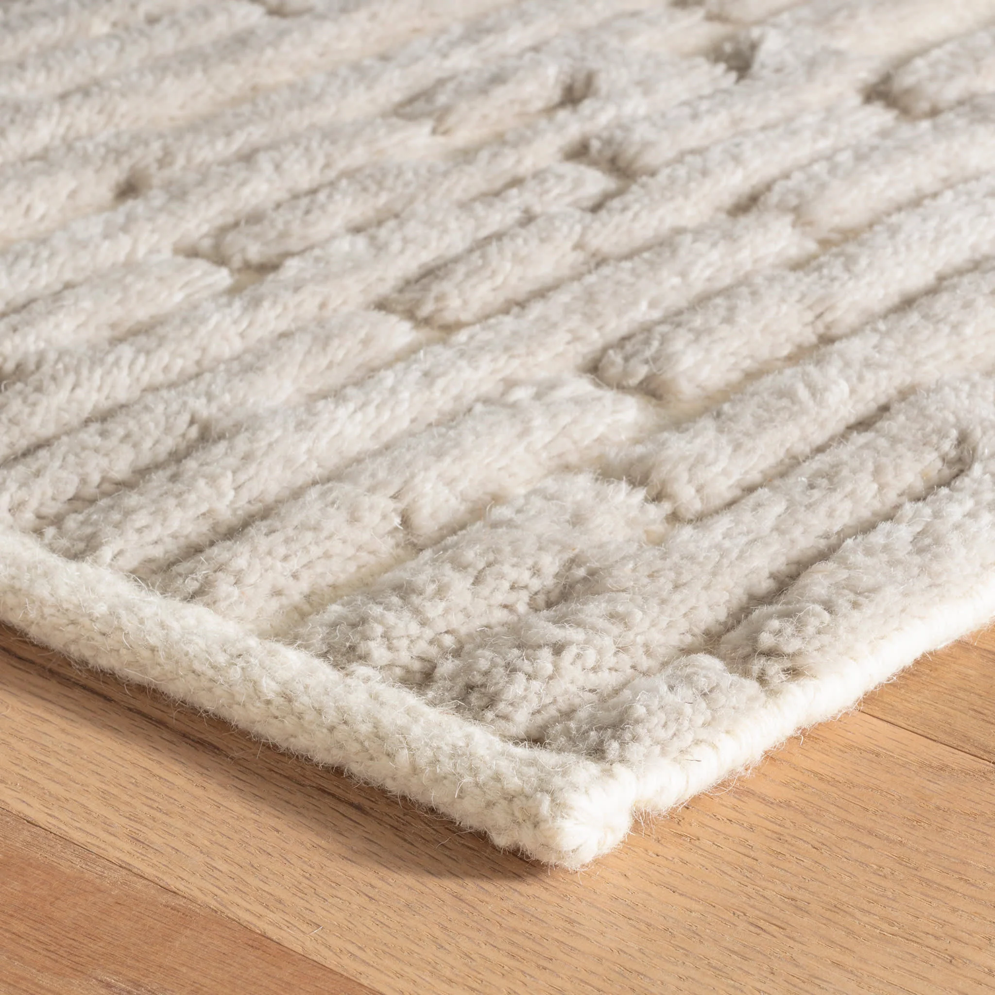 Gates Hand Knotted Wool Rug | Plaster - Image 5