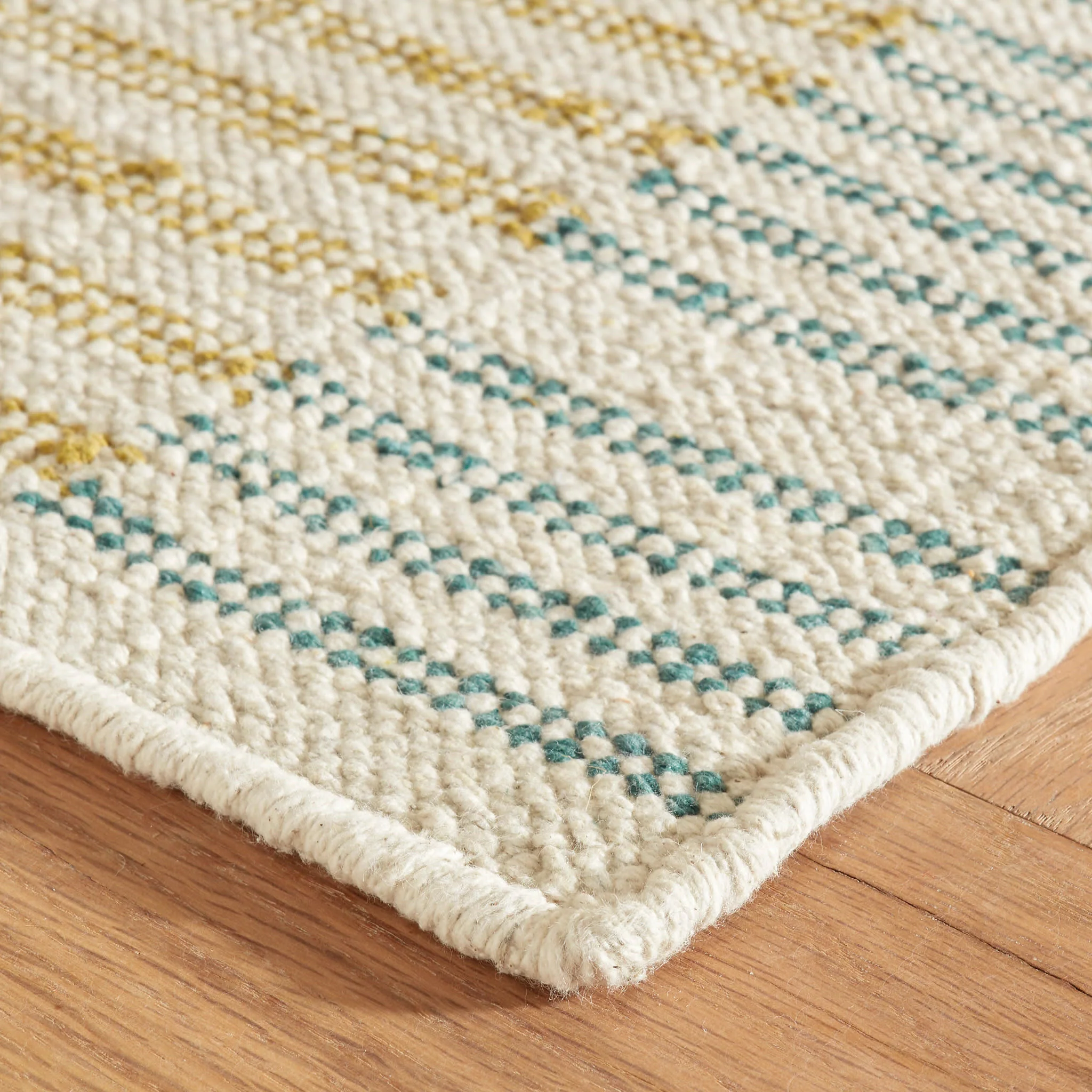 Gemma Hand Loom Knotted Cotton Rug | Juniper - Image 6