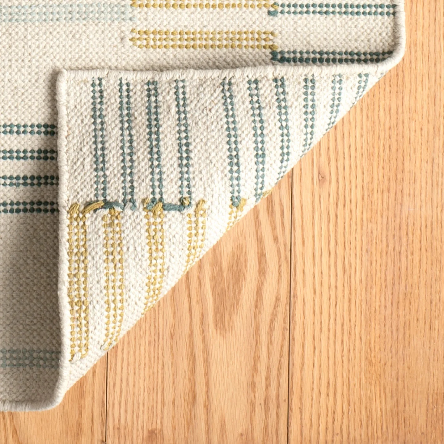 Gemma Hand Loom Knotted Cotton Rug | Juniper - Image 7