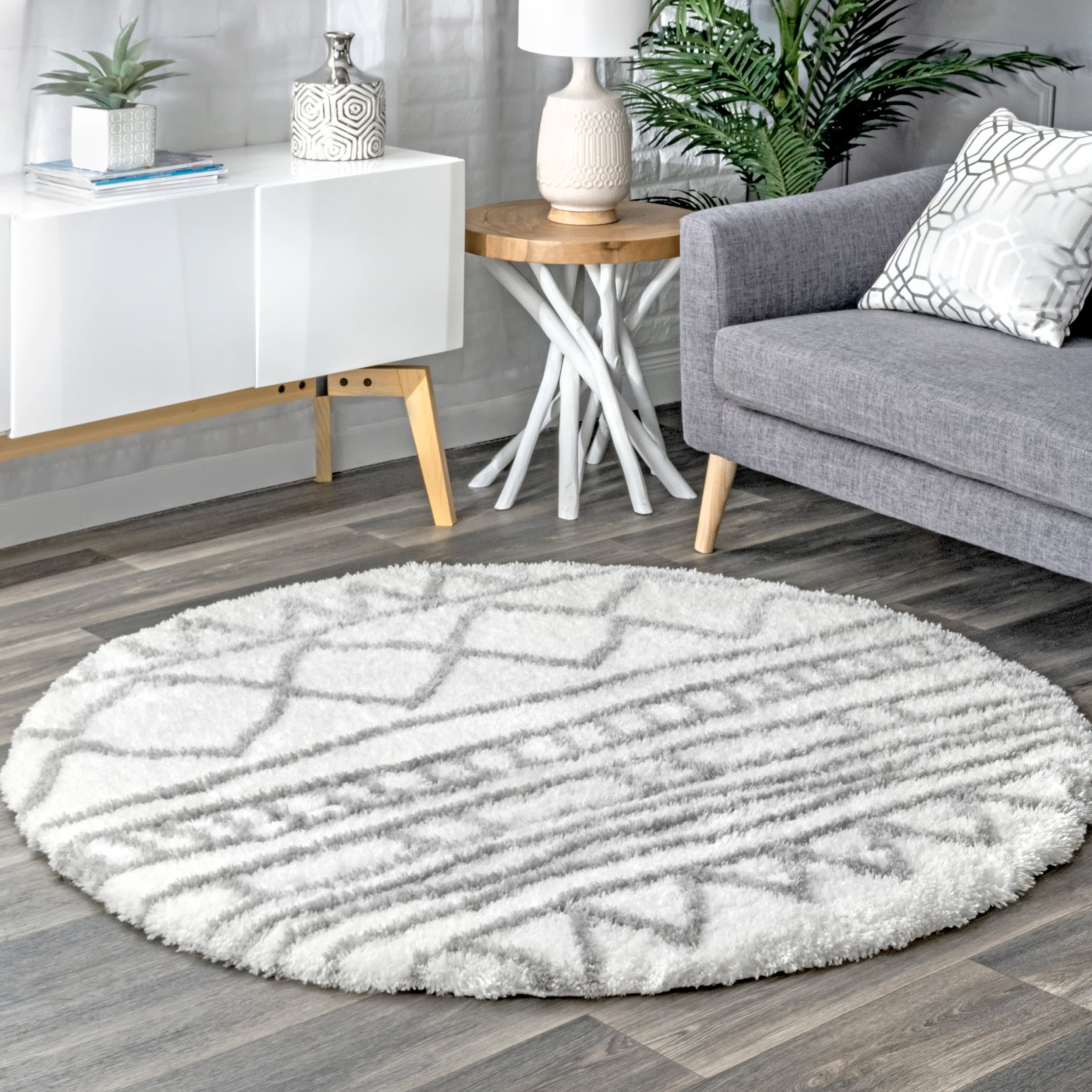 Geometric Drawings Rug | Grey - Image 2