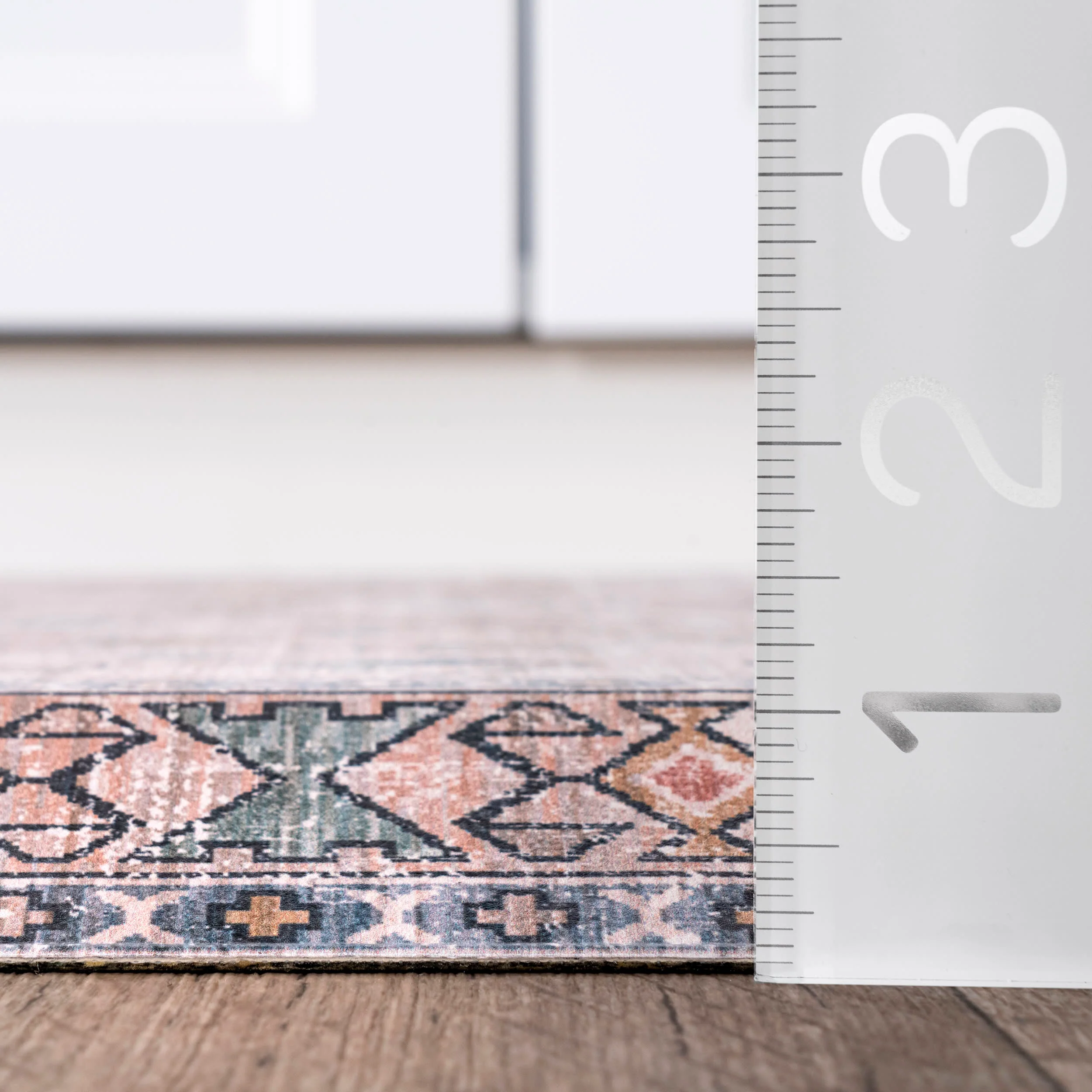 Geometric Shapes Anti-Fatigue Mat | Peach - Image 4