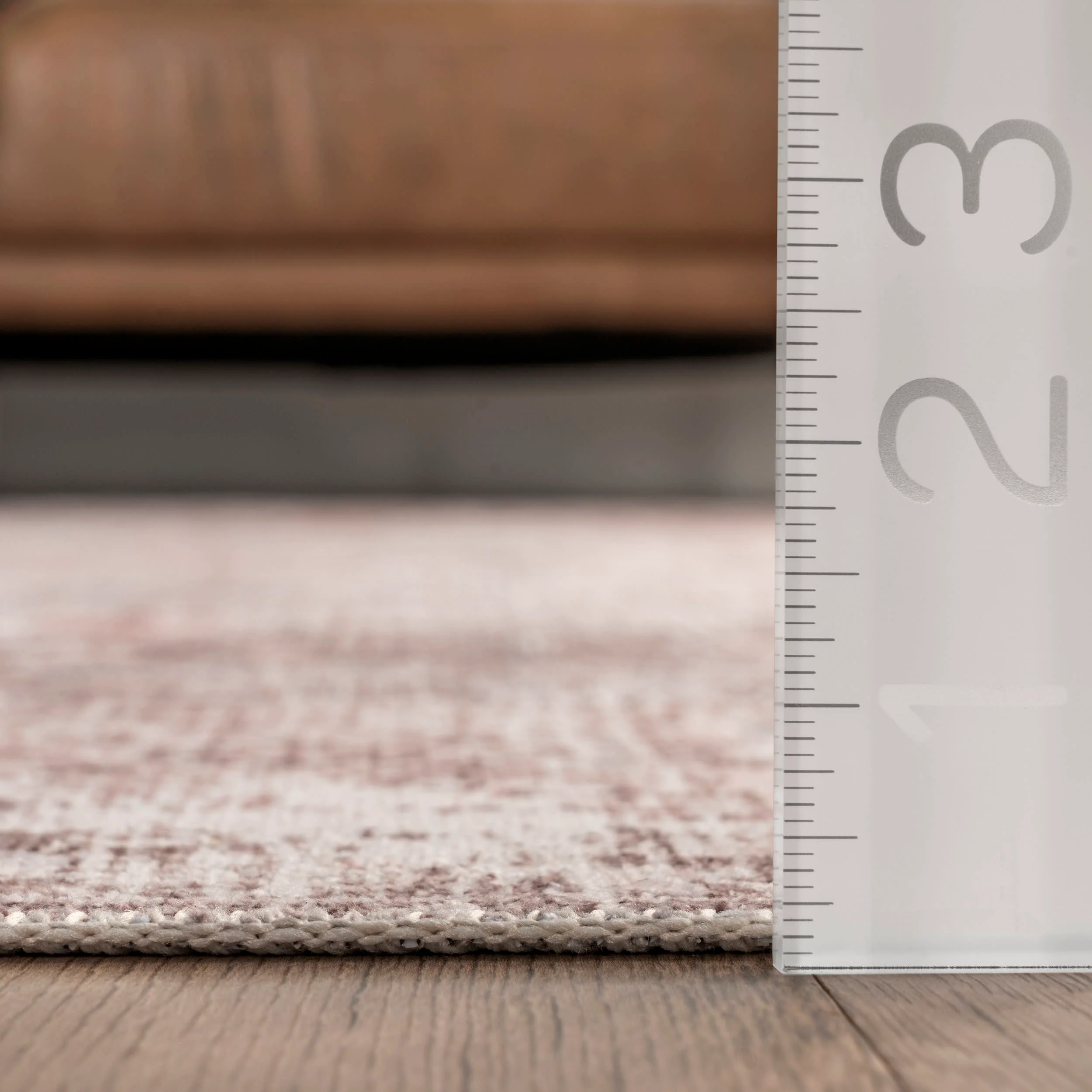 Gianna Blossom Washable Rug | Taupe - Image 5