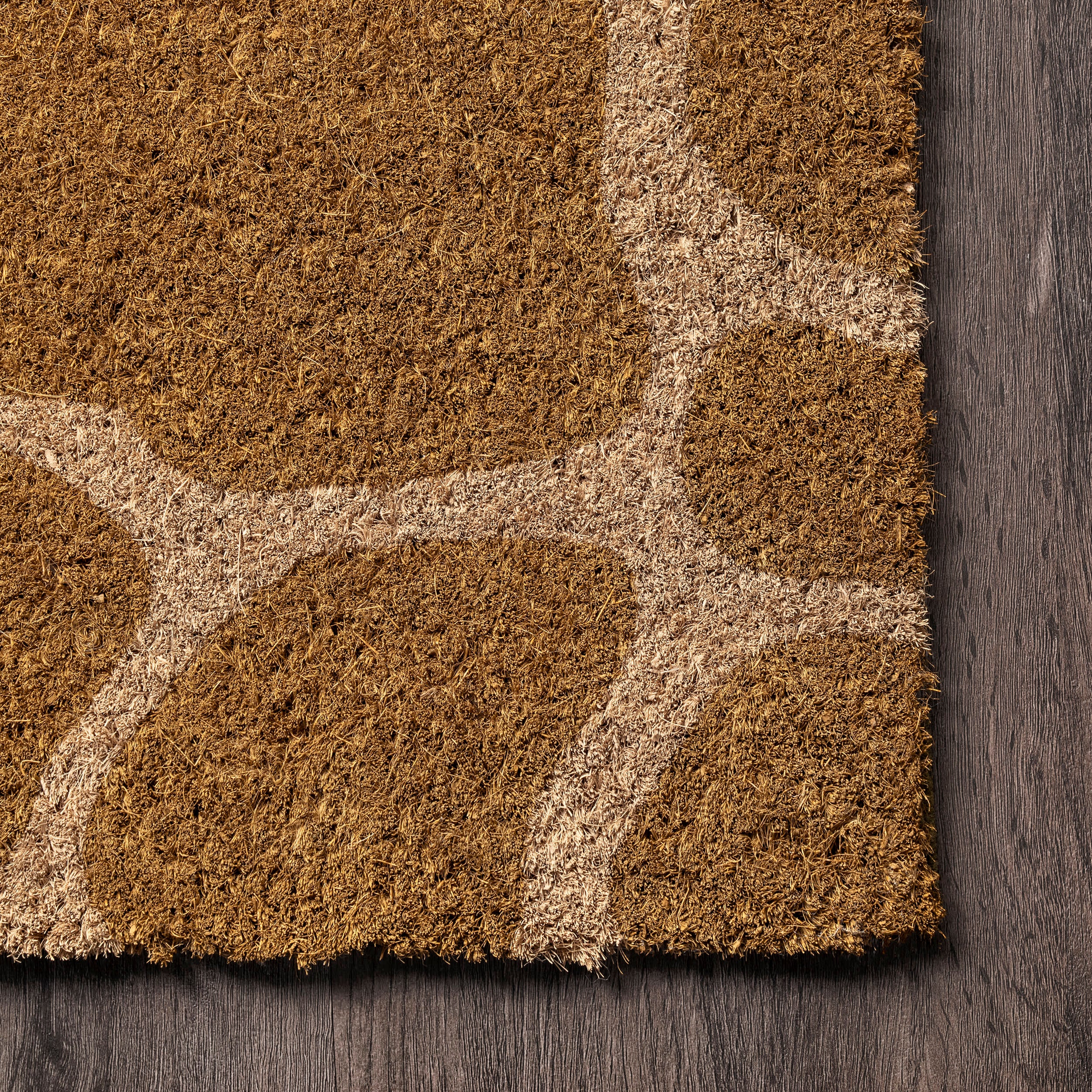 Giraffe Spotted Coir Doormat | Natural - Image 3