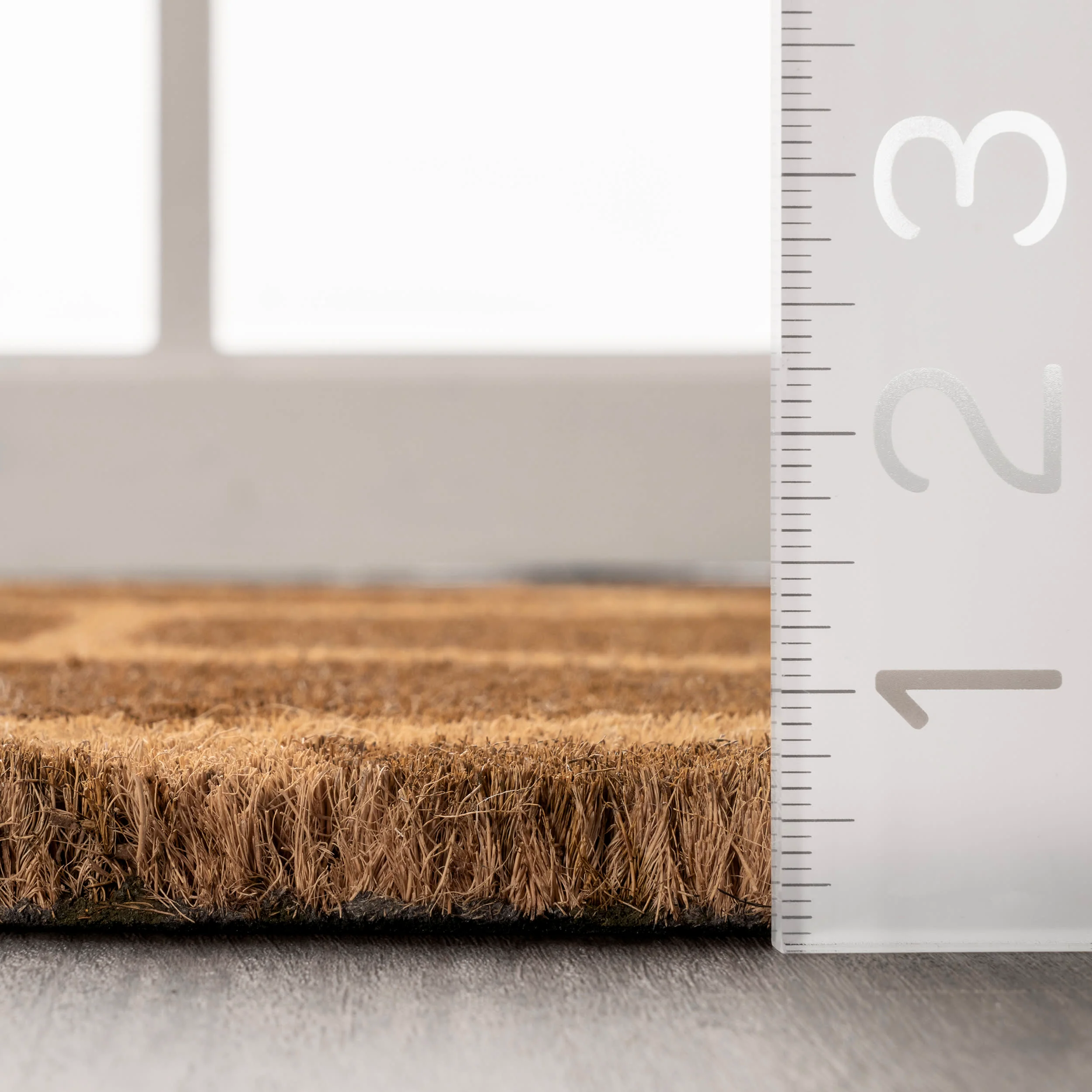 Giraffe Spotted Coir Doormat | Natural - Image 4