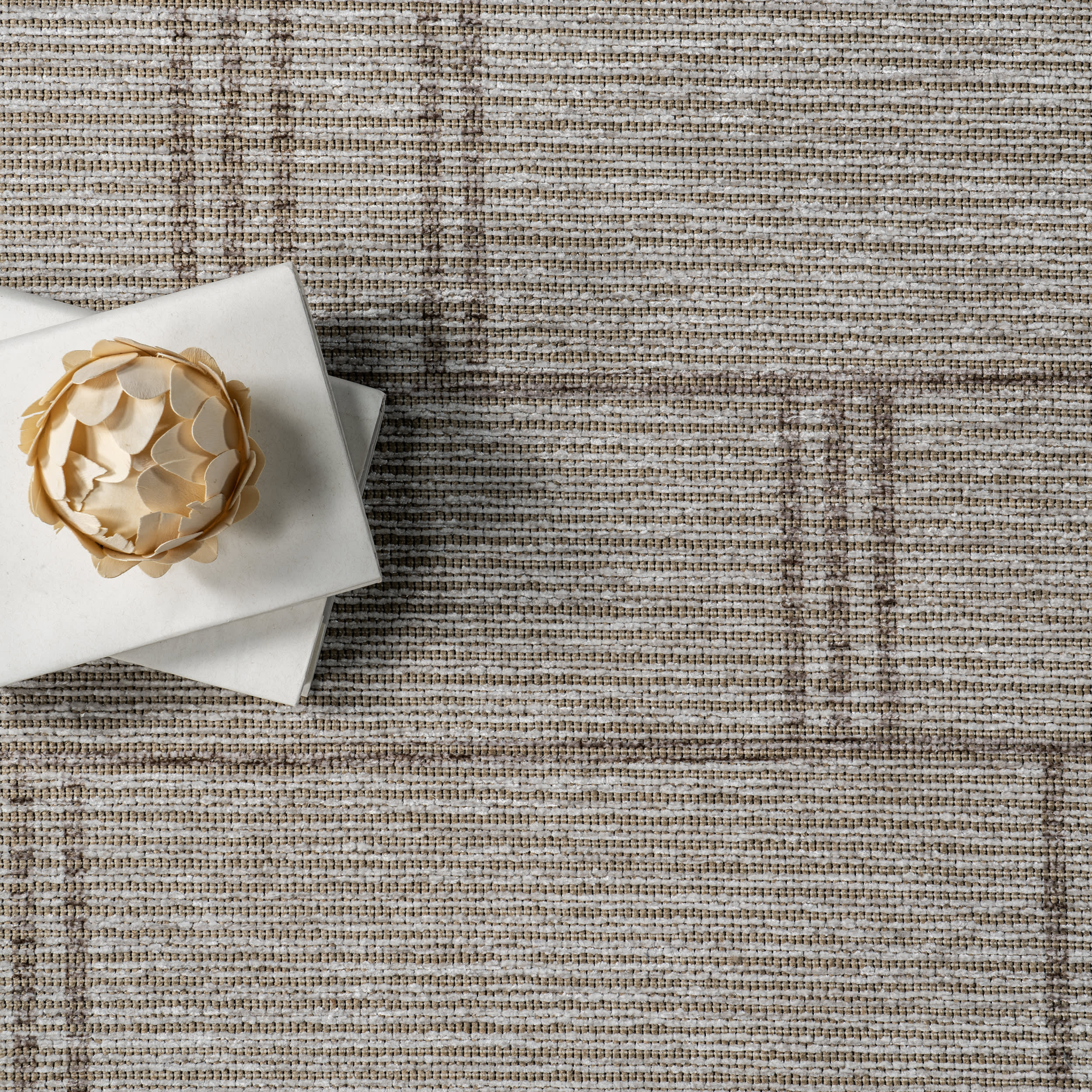 Gisele Geometric Washable Rug | Beige - Image 7