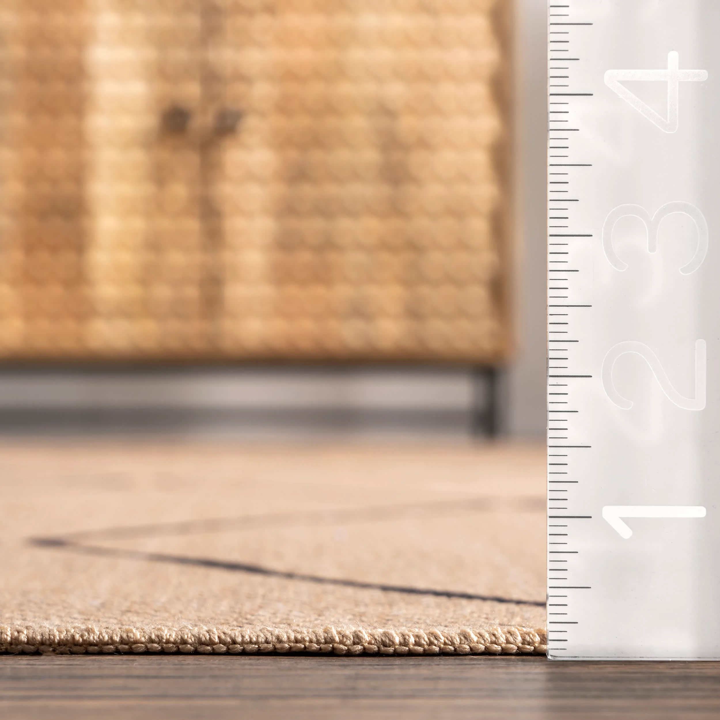 Giselle Easy-Jute Washable Trellis Rug | Natural - Image 5