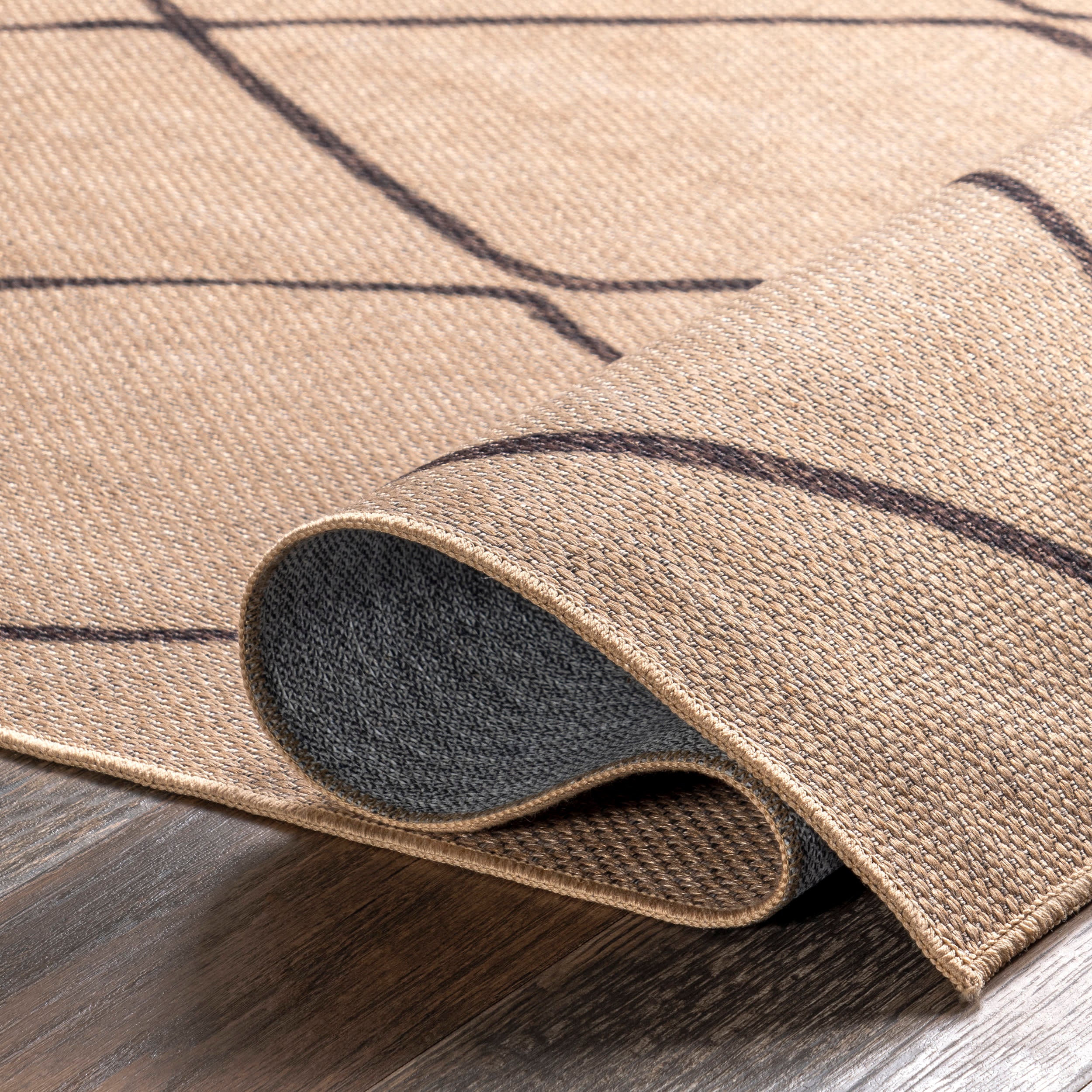 Giselle Easy-Jute Washable Trellis Rug | Natural - Image 8