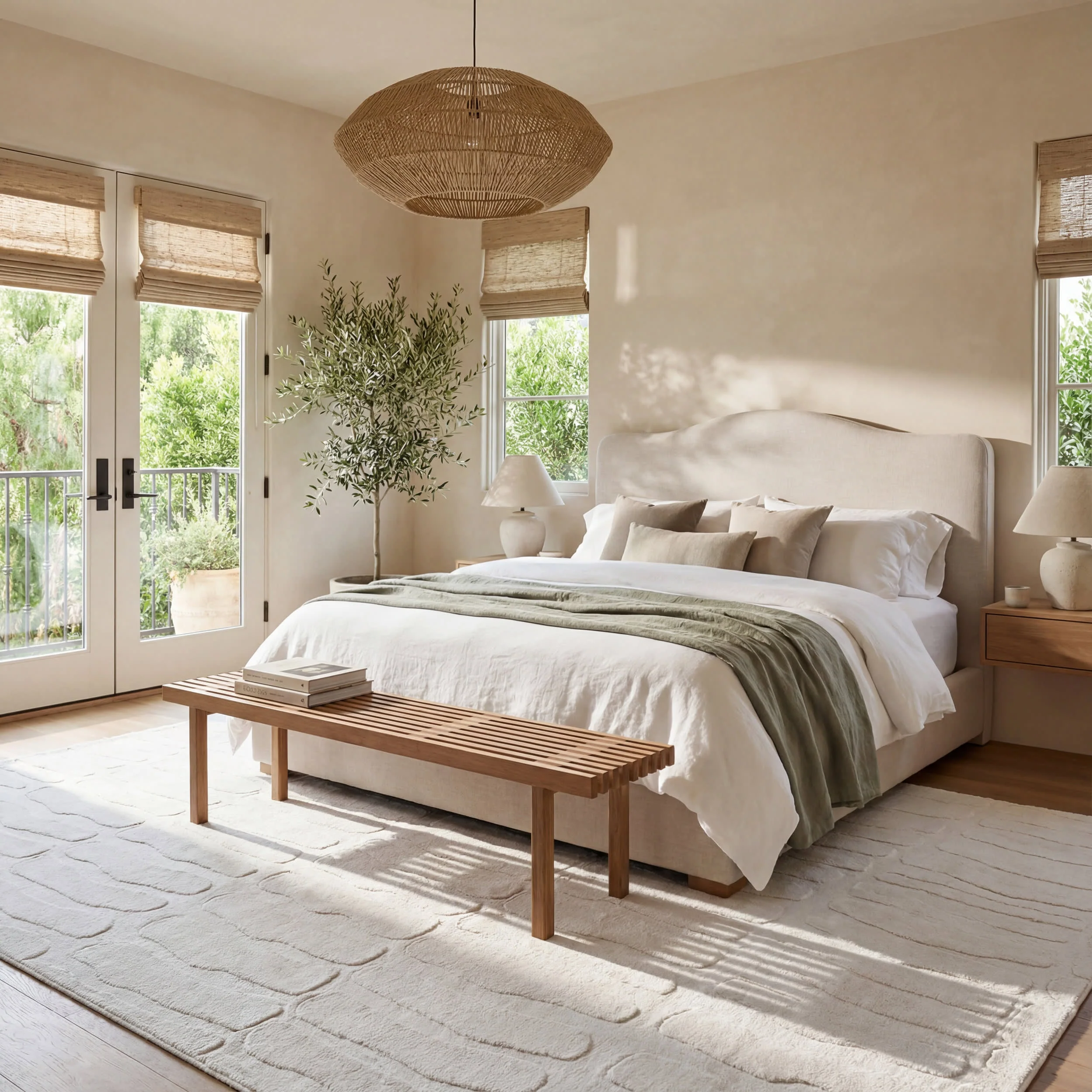 Giselle Solid Cloud Washable Rug | Off White - Image 10