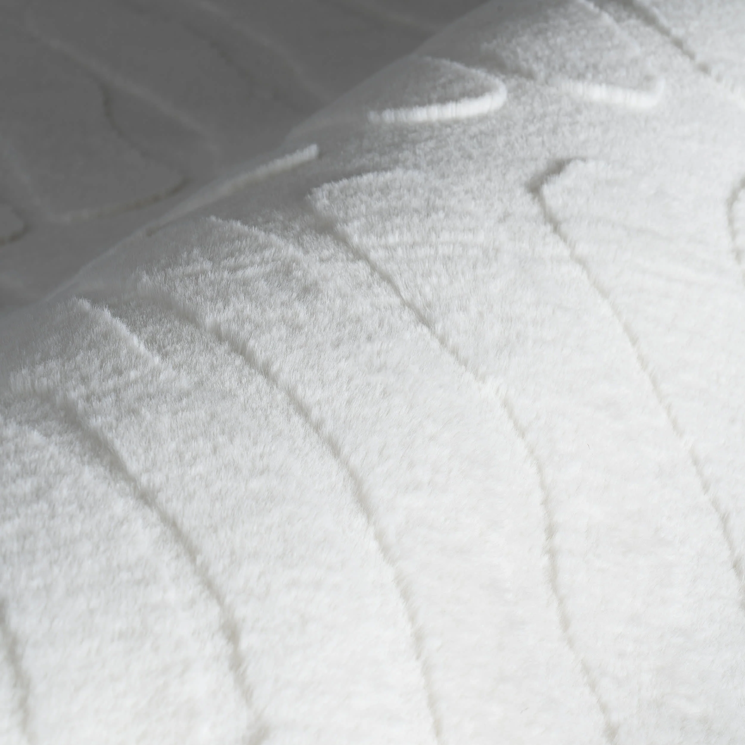 Giselle Solid Cloud Washable Rug | Off White - Image 3