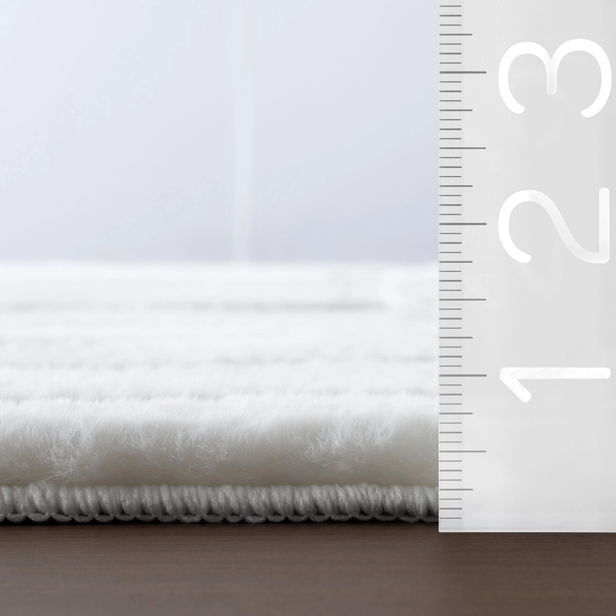 Giselle Solid Cloud Washable Rug | Off White - Image 6