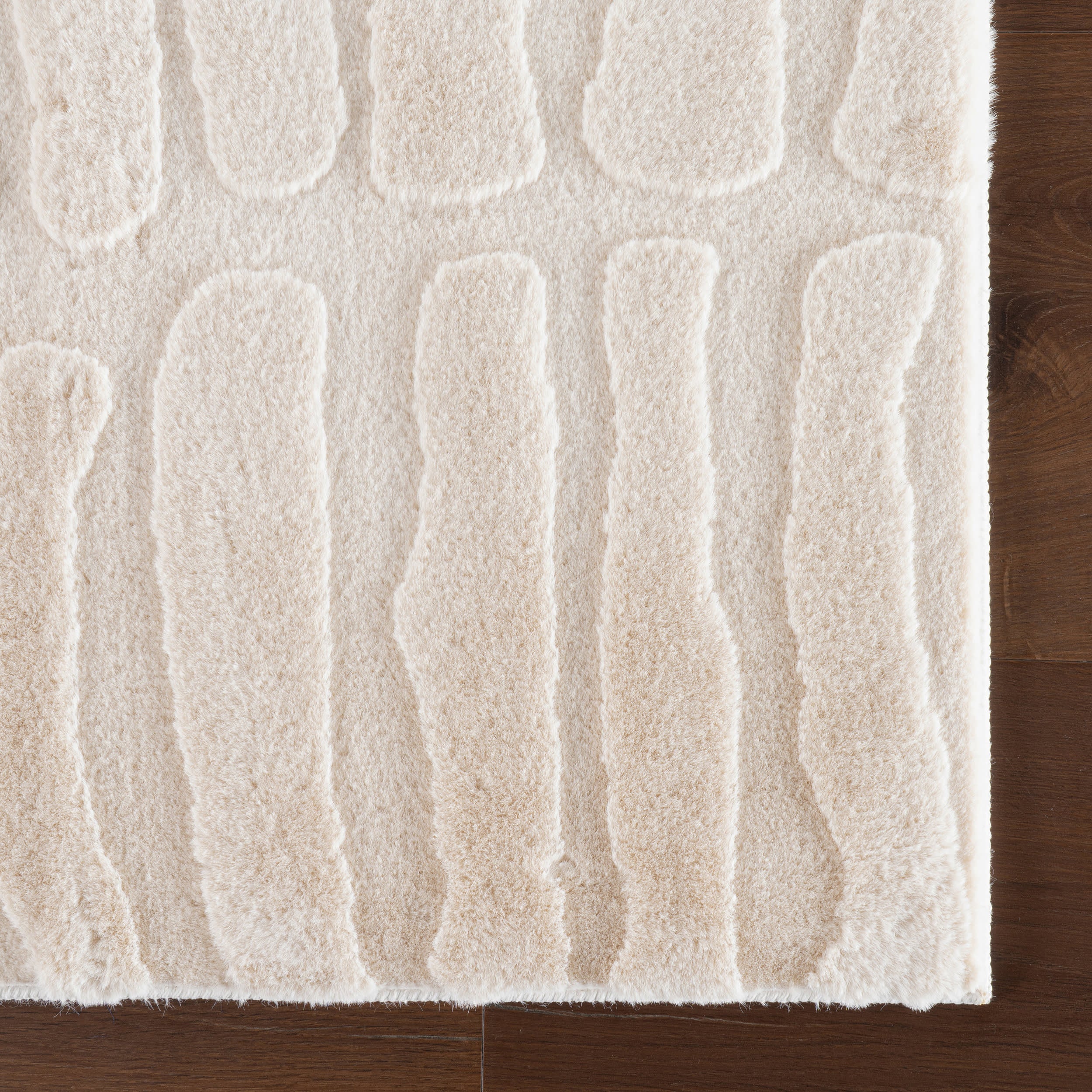Giselle Solid Cloud Washable Rug | Sand - Image 4