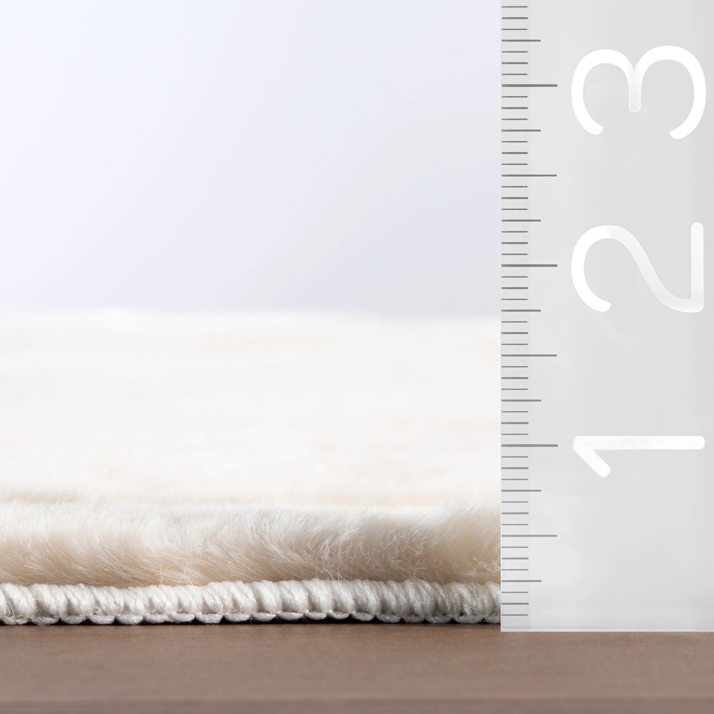Giselle Solid Cloud Washable Rug | Sand - Image 6