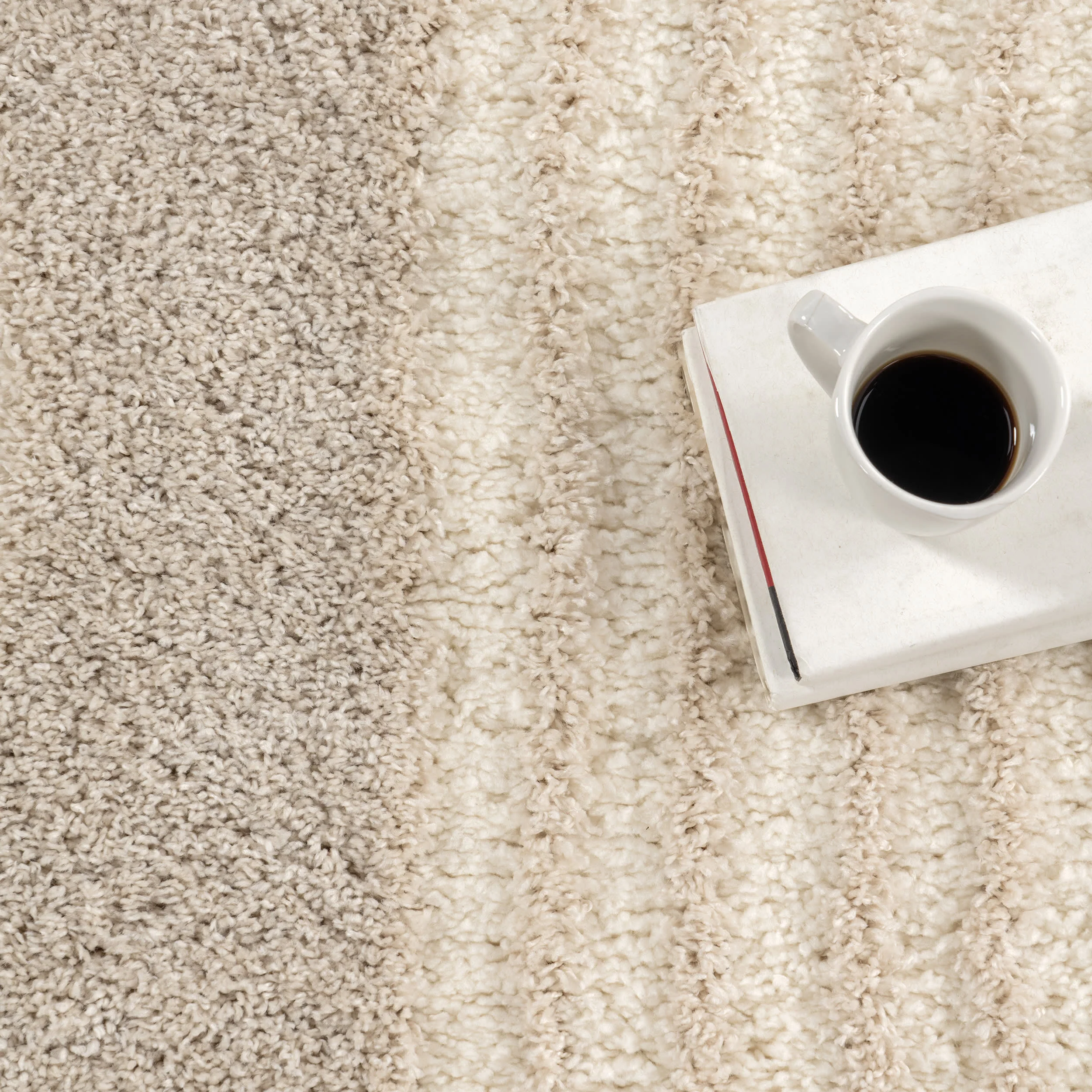 Maren Hazy Swirls Rug | Light Brown - Image 8