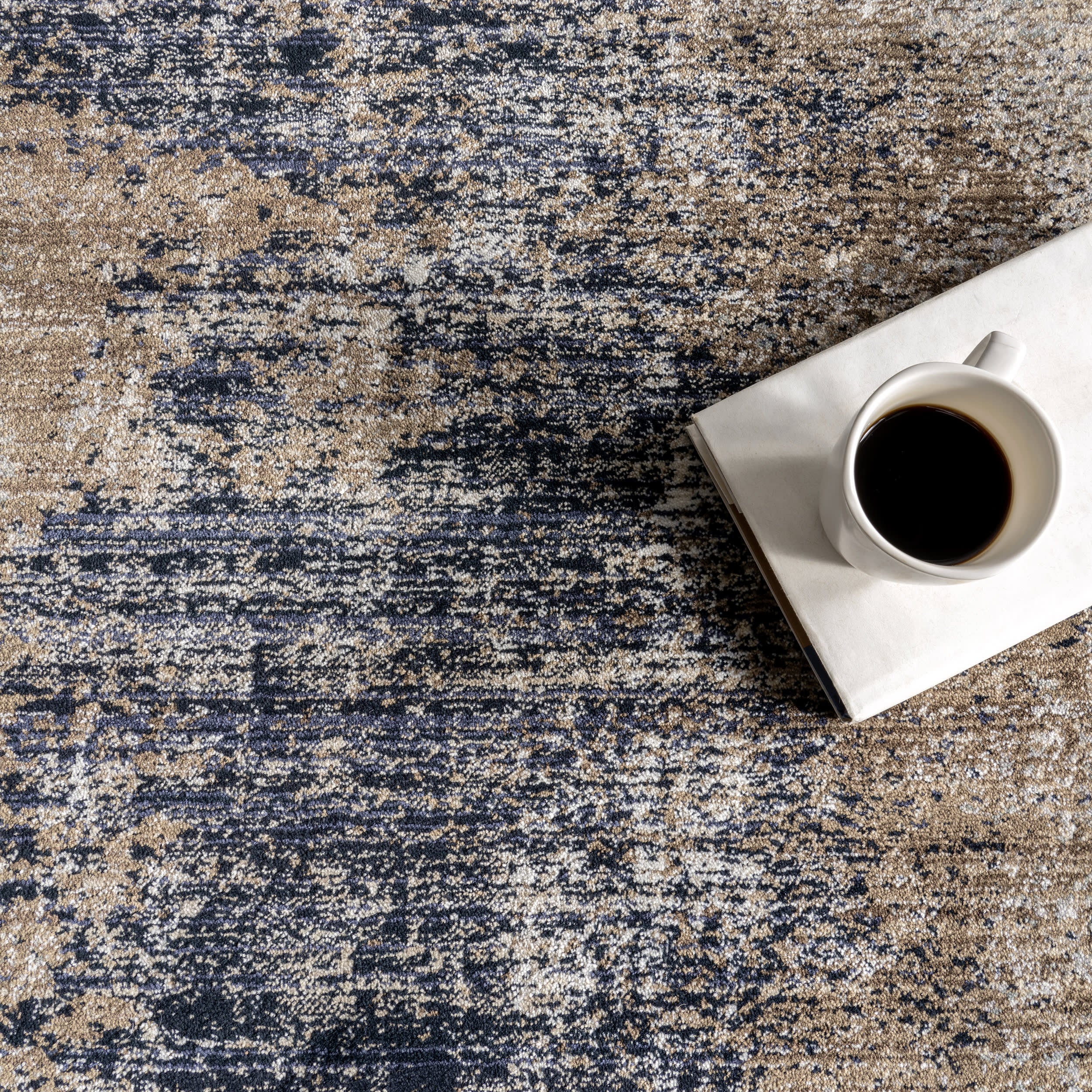 Gokyo Abstract Rug | Navy - Image 7