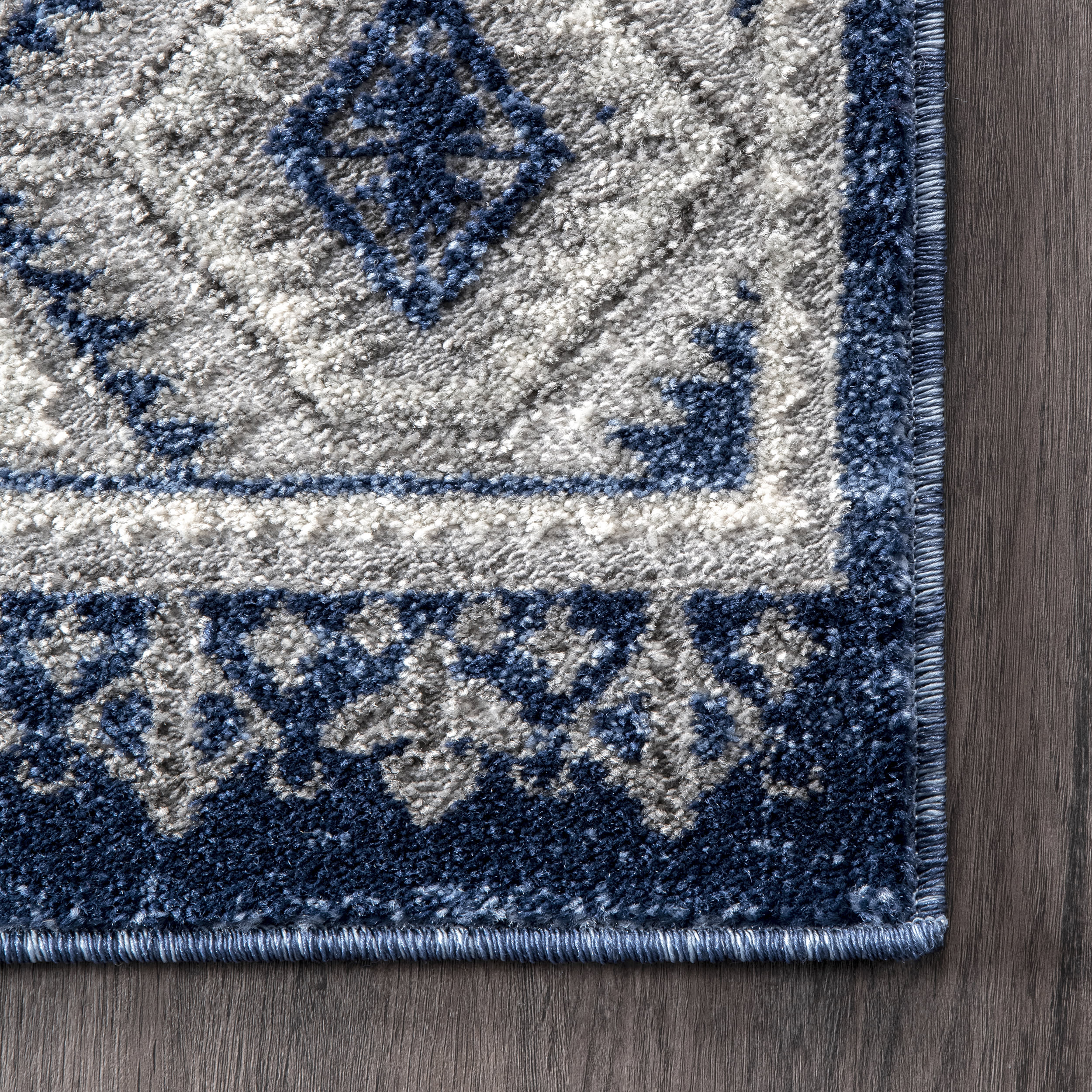 Gothic Vintage Rug | Blue - Image 3