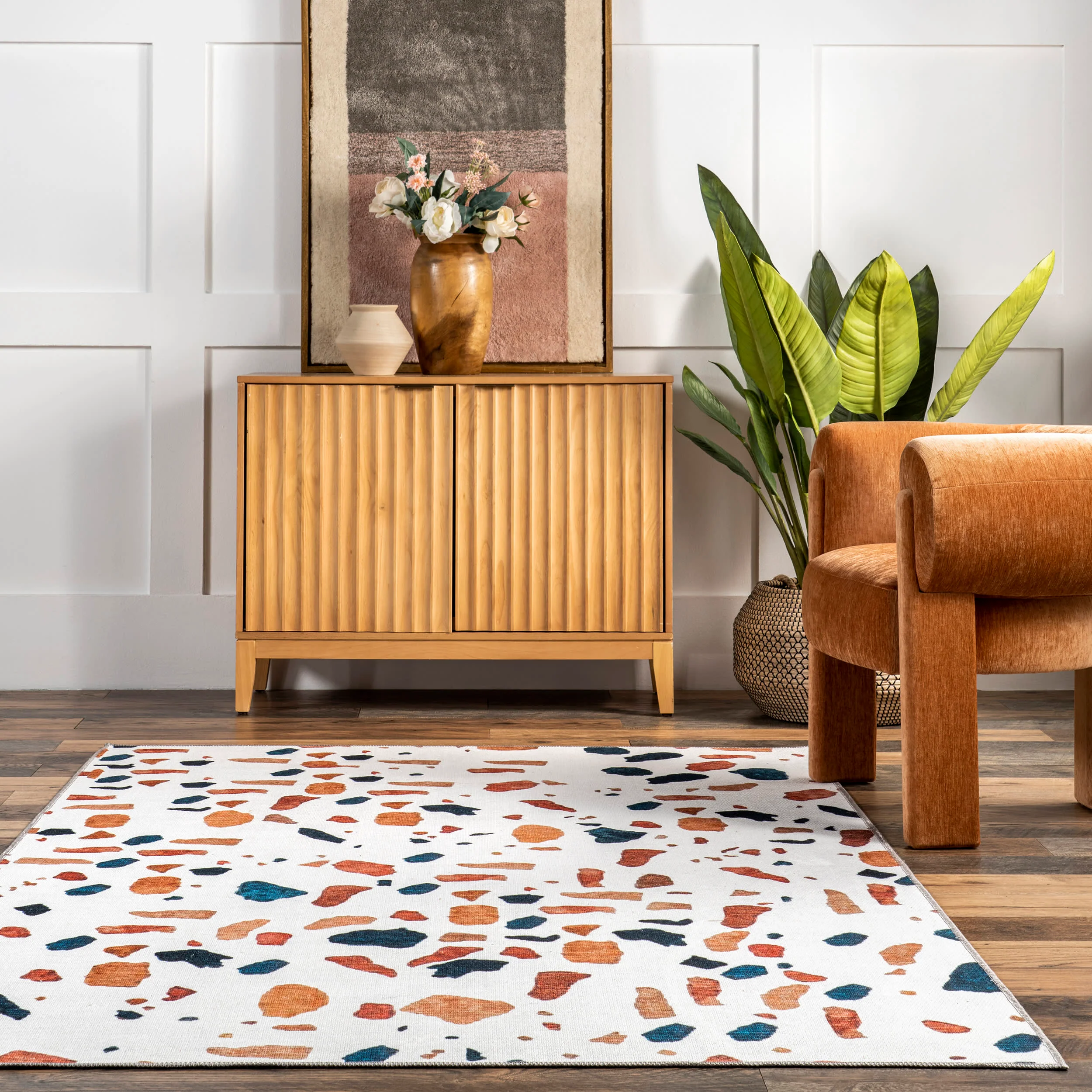 Gracie Confetti Washable Rug | Multicolor - Image 4