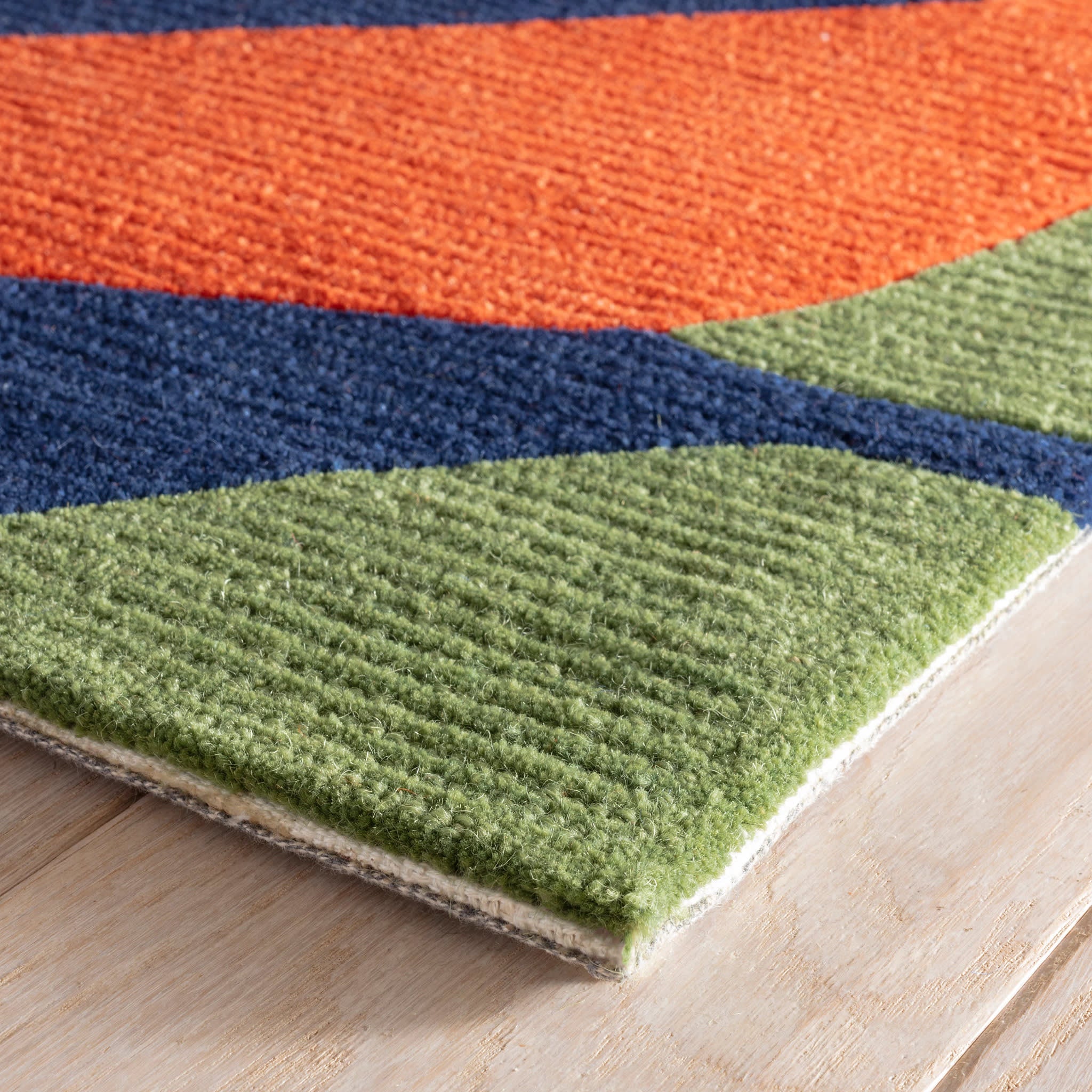 Graphic Hand Tufted Wool Rug | Multi - Image 6