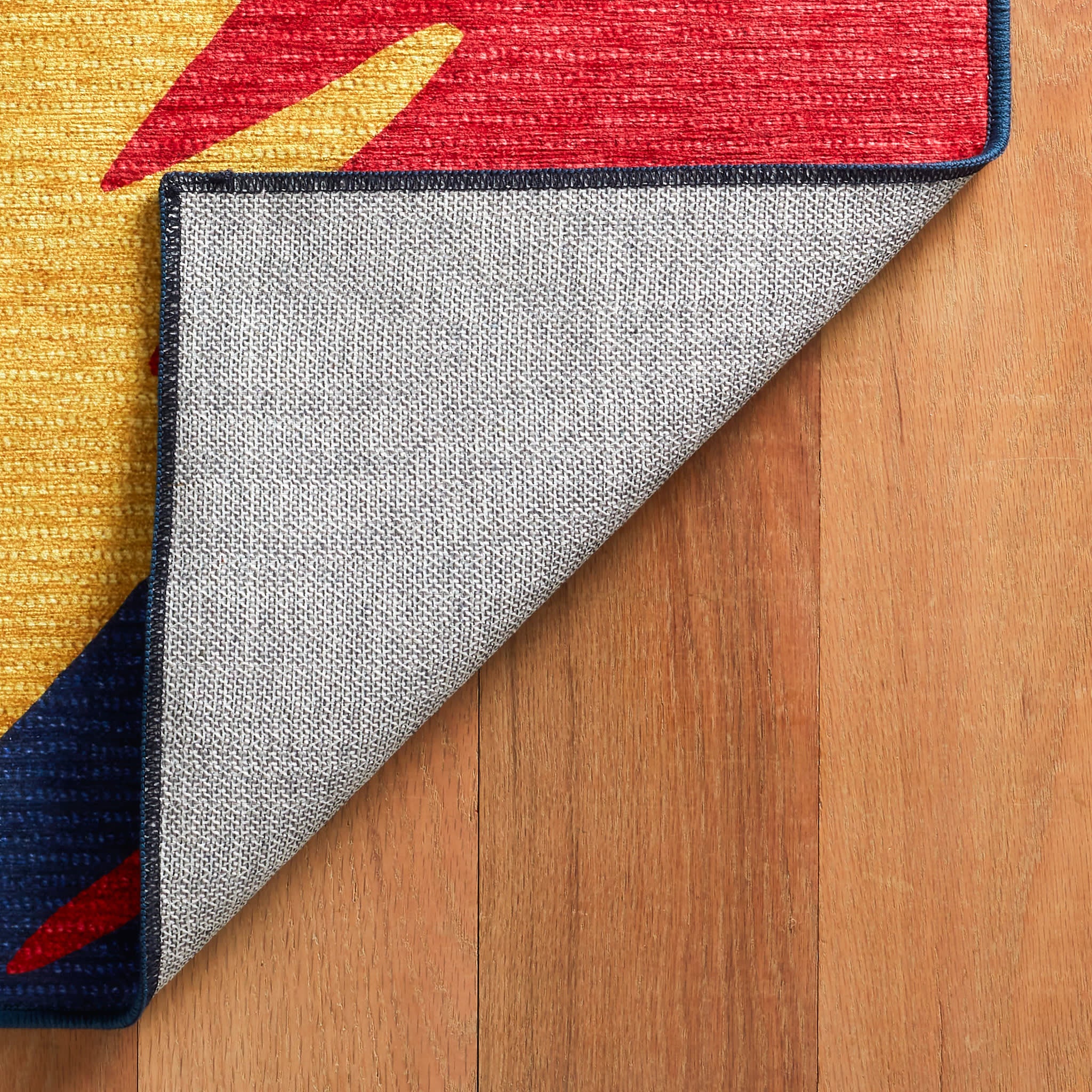 Graphic Machine Washable Rug | Multi - Image 7
