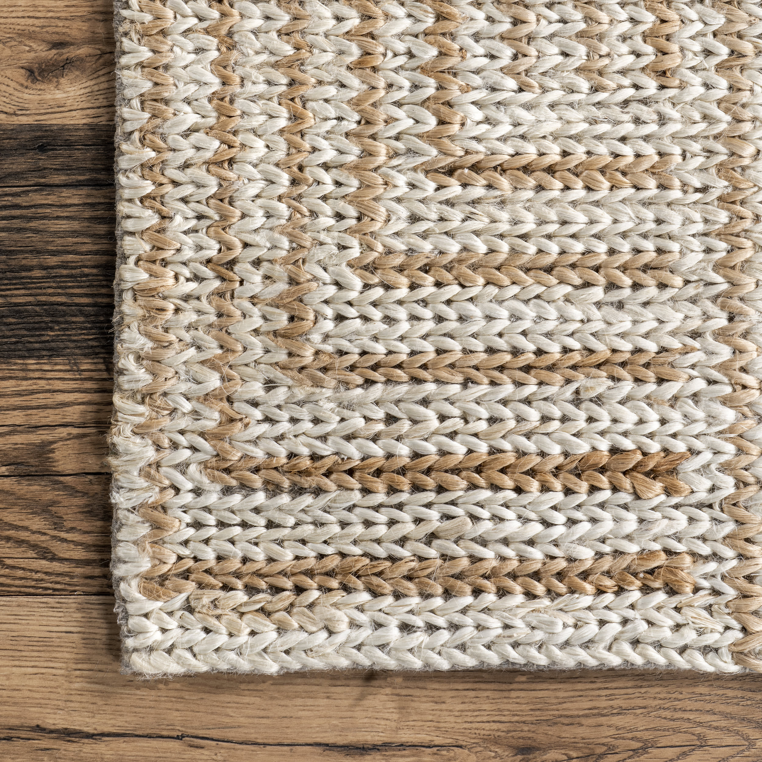 Grassland Handwoven Jute Rug | Ivory - Image 3