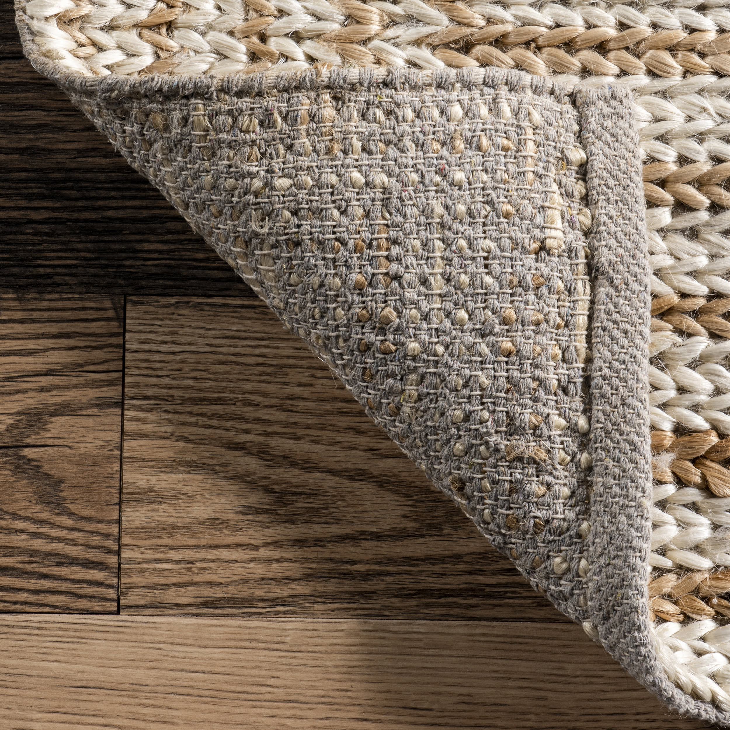 Grassland Handwoven Jute Rug | Ivory - Image 5