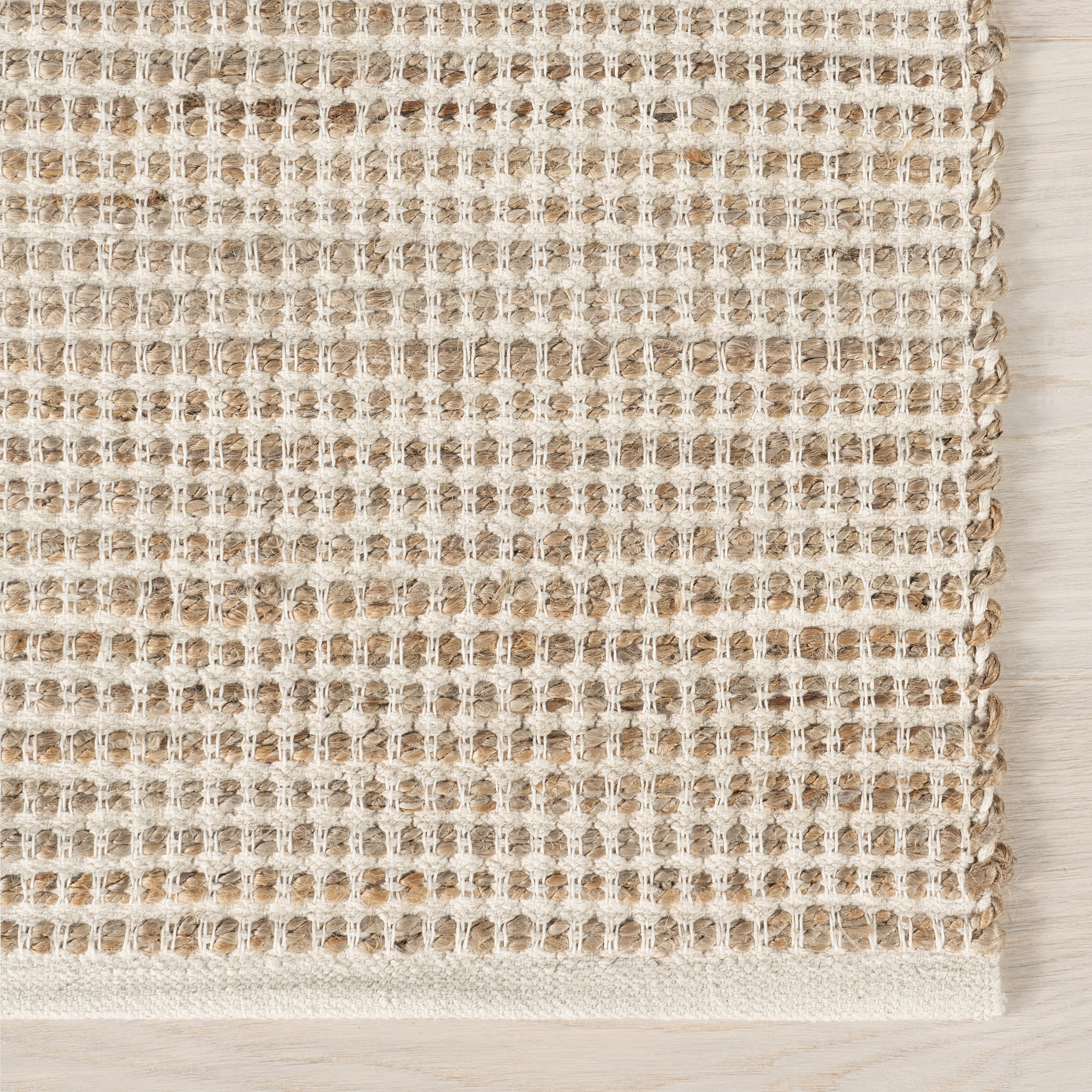 Gravel Handwoven Jute Rug | Ivory - Image 3