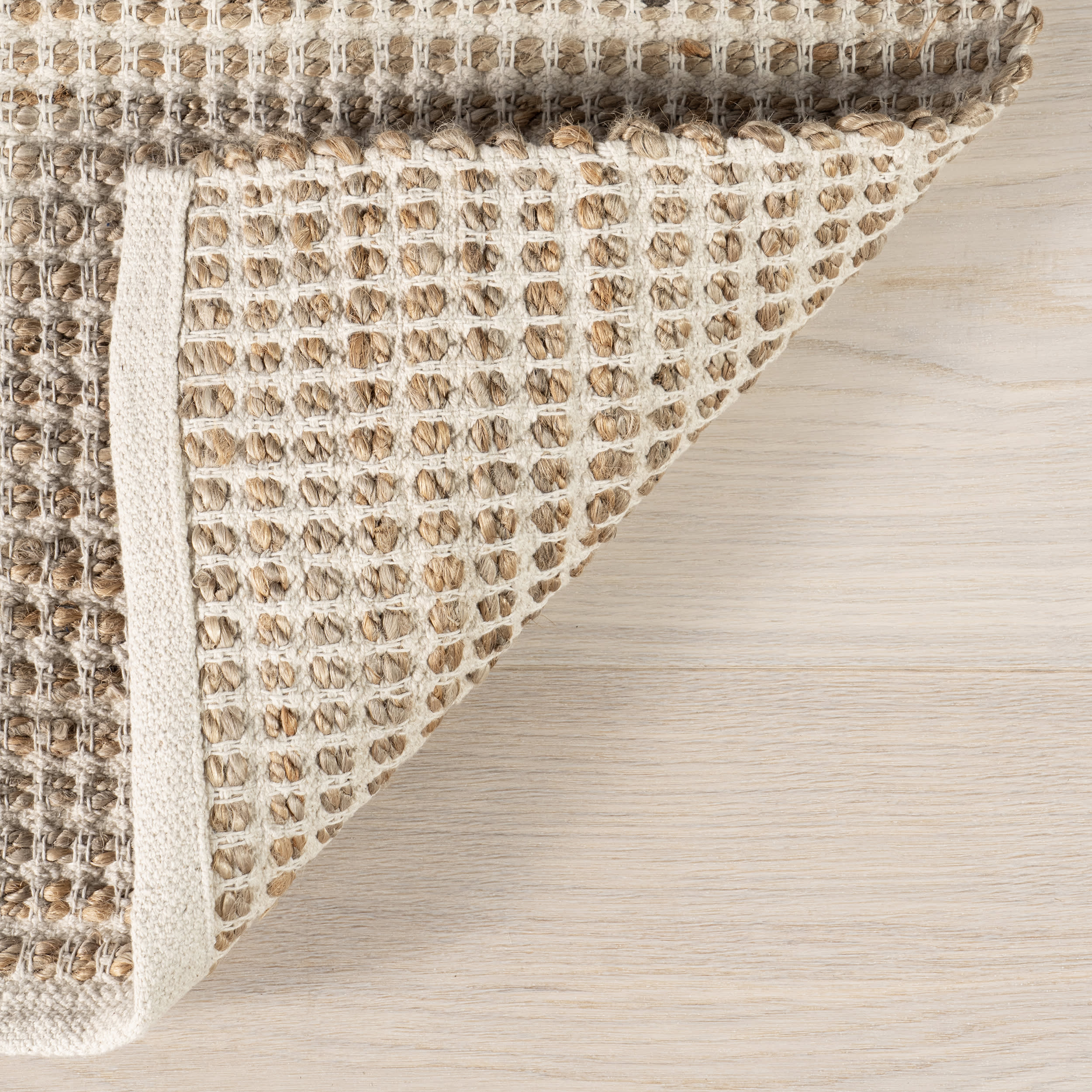 Gravel Handwoven Jute Rug | Ivory - Image 6