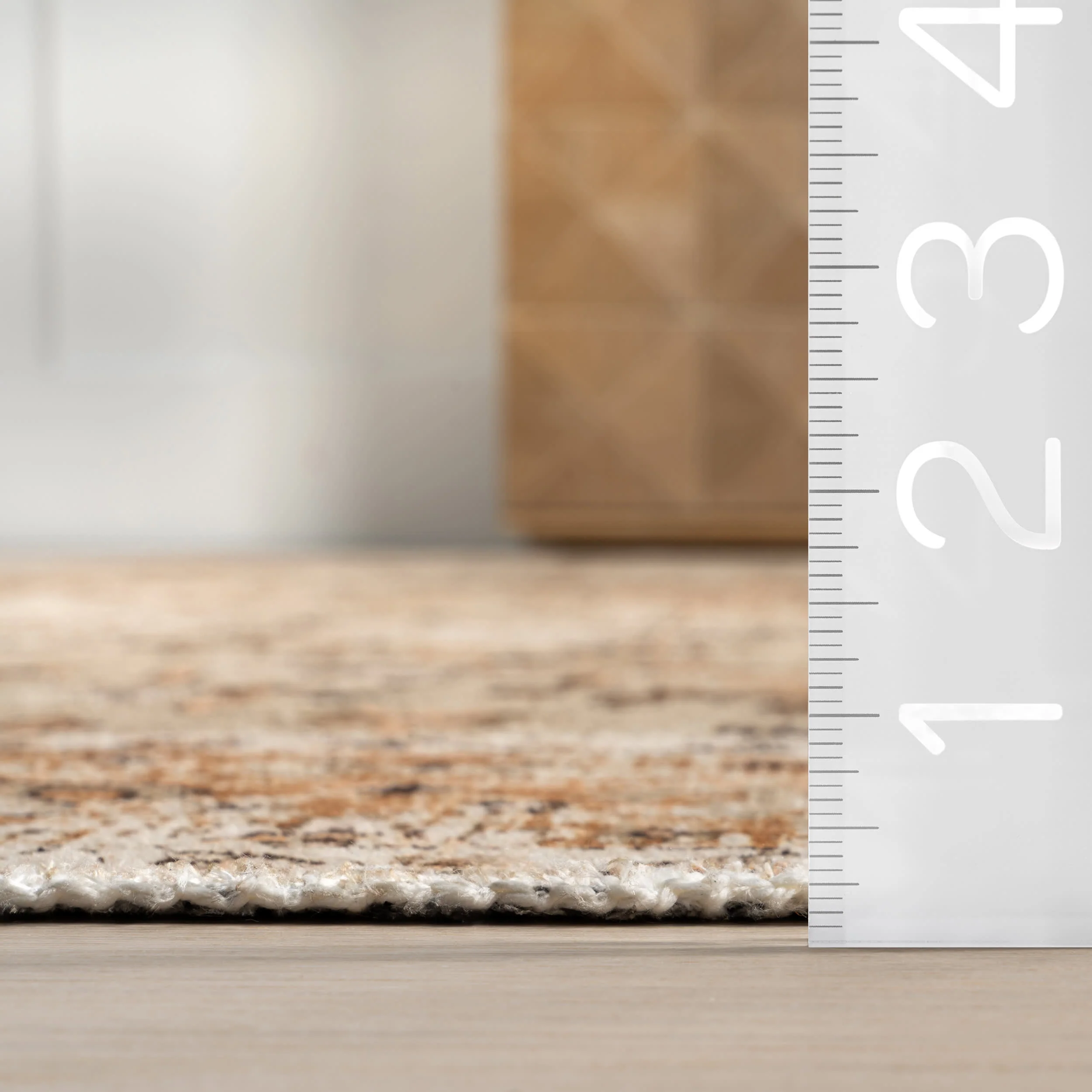 Grazia Fading Medallion Washable Rug | Beige - Image 5