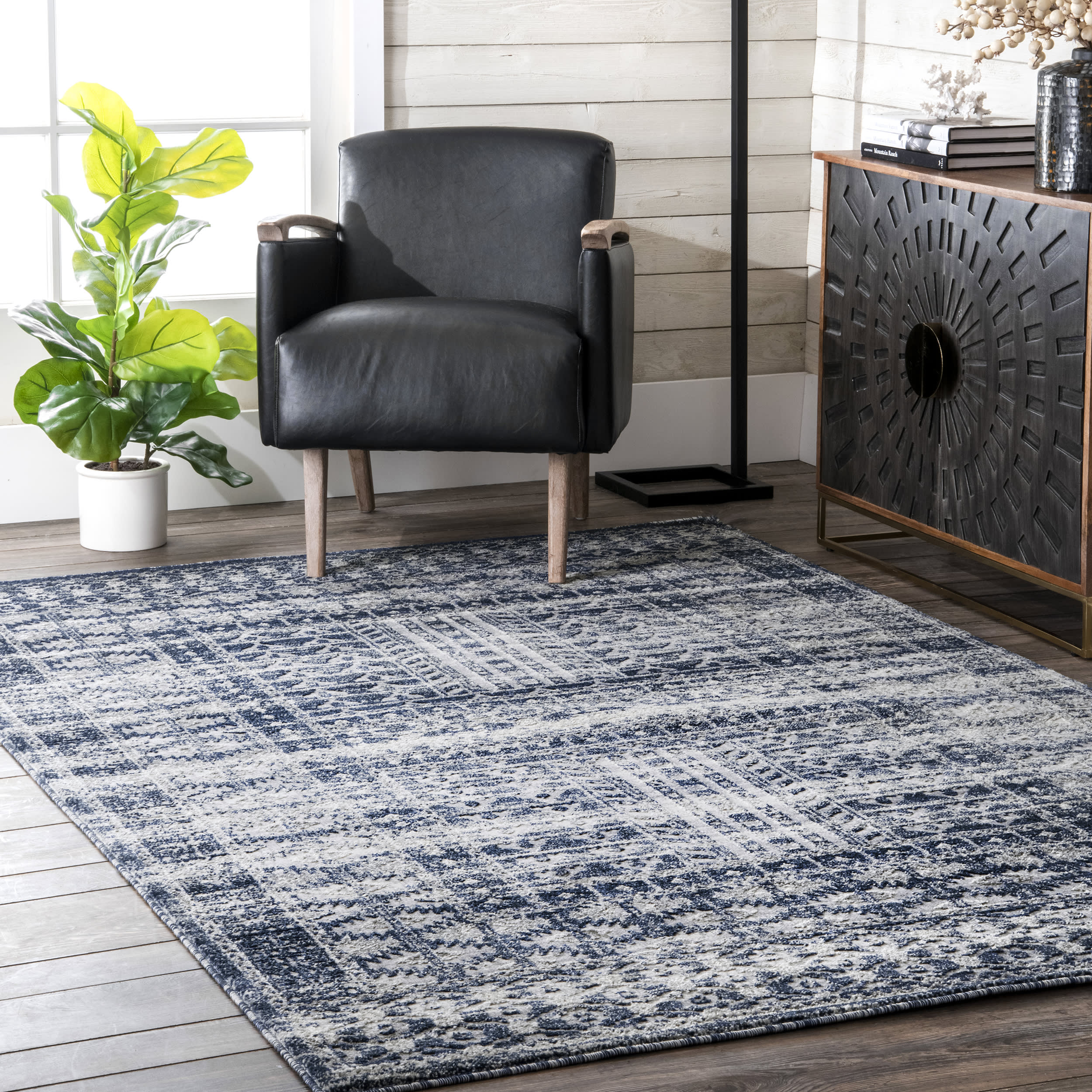 Grecian Frieze Rug | Blue - Image 2