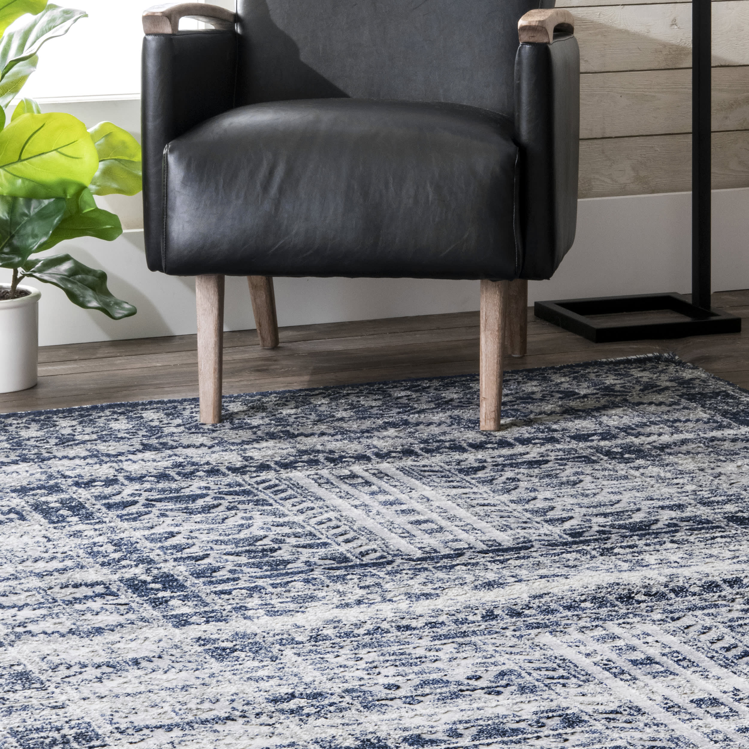 Grecian Frieze Rug | Blue - Image 4