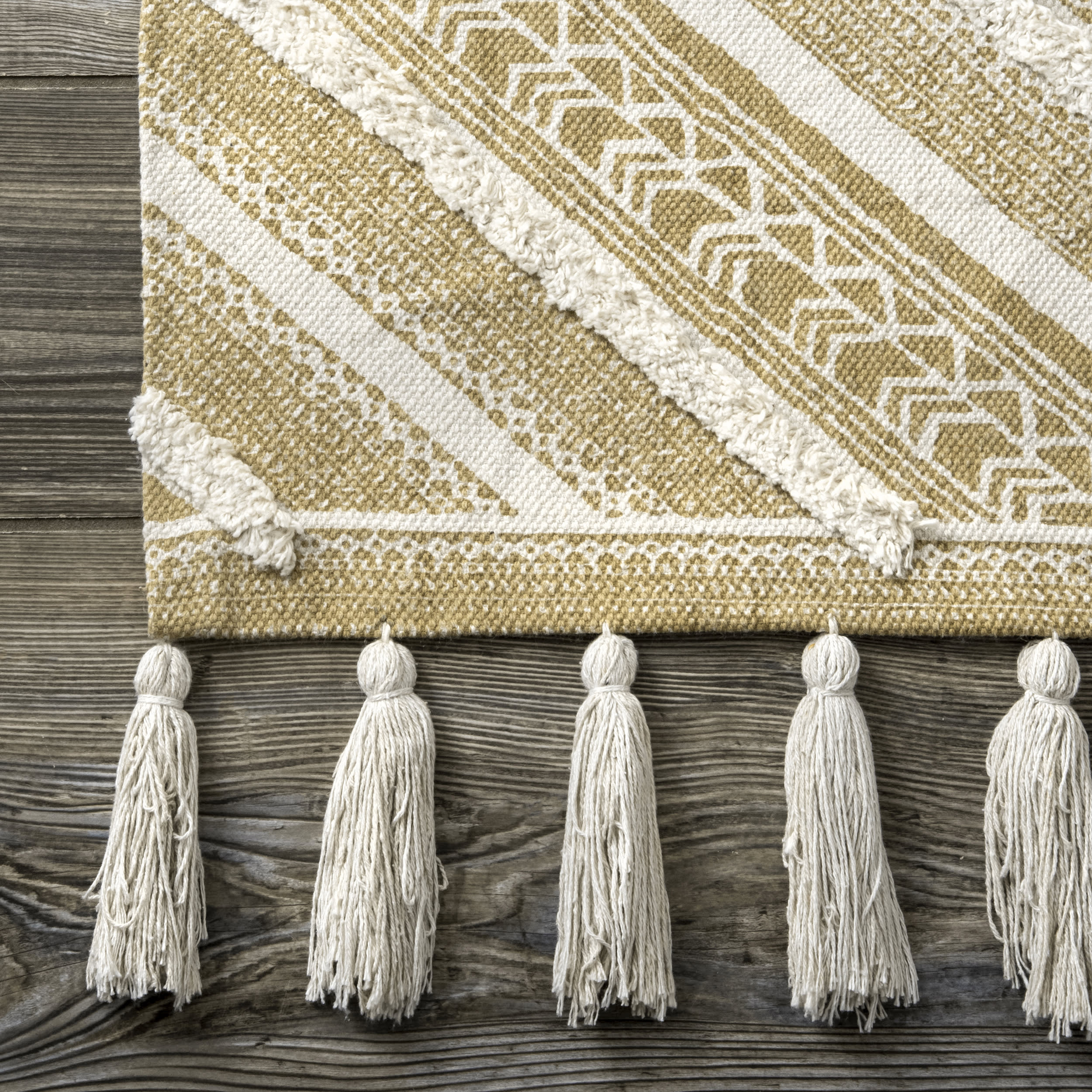 Greek Eye Trellis Rug | Beige - Image 3