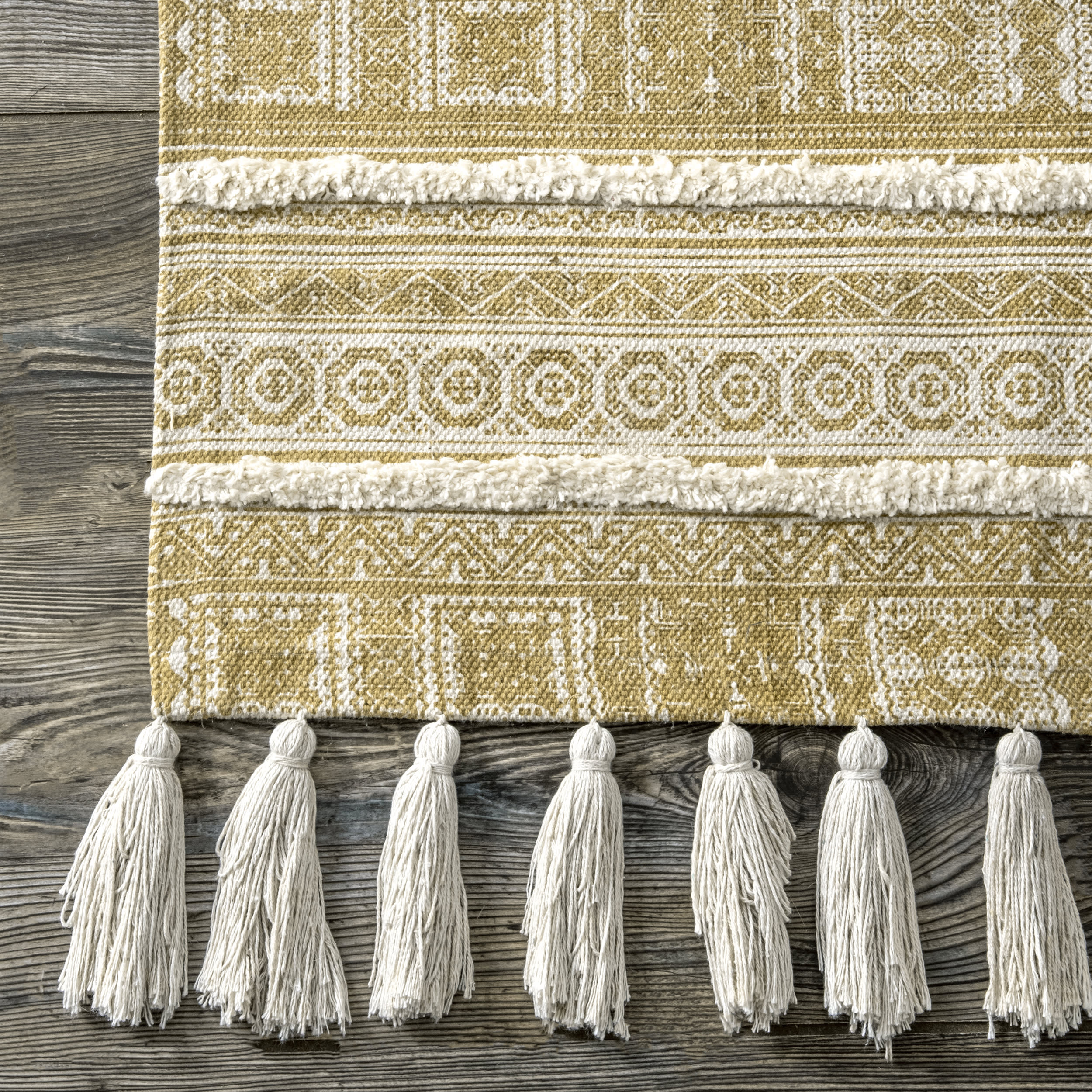 Greek Frieze Stripes Rug | Beige - Image 3