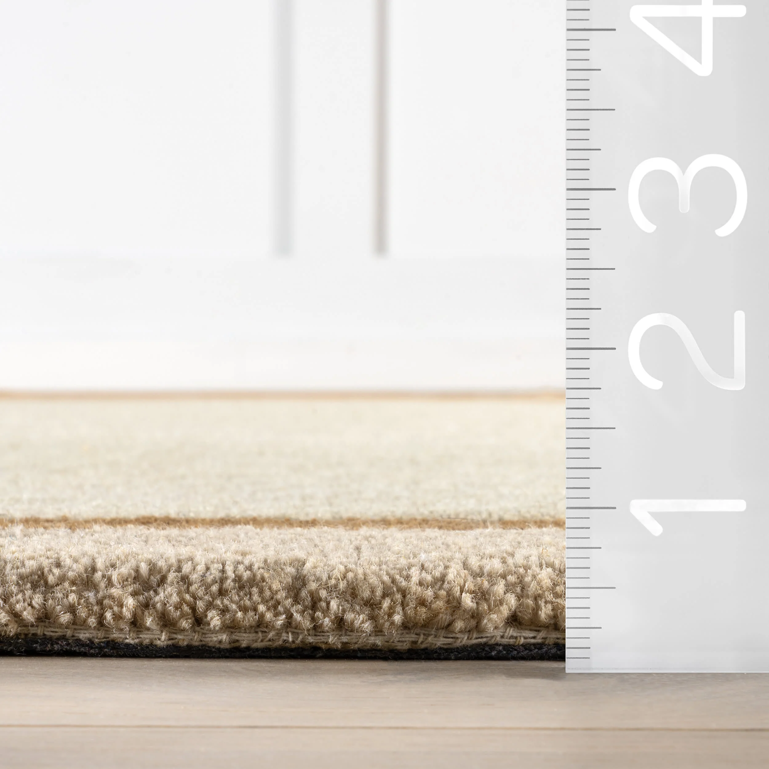 Greenwich Abstract Wool Rug | Beige - Image 5