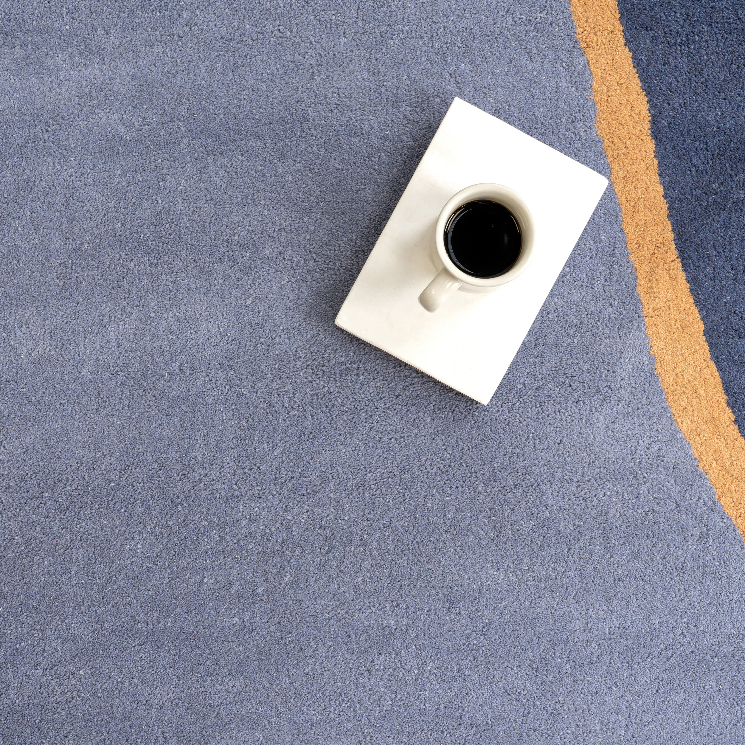 Greenwich Abstract Wool Rug | Blue Multicolor - Image 7