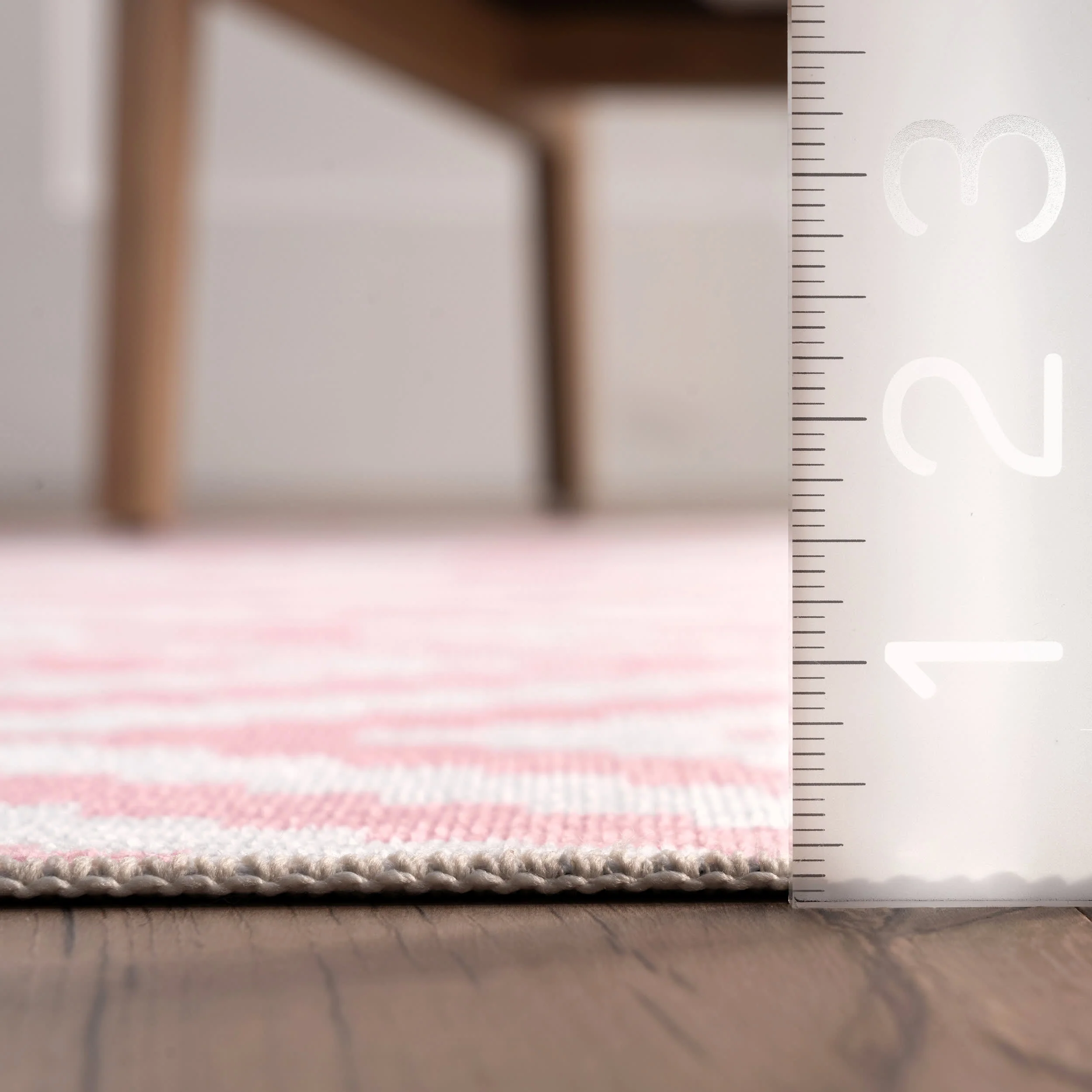 Greta Scandinavia Diamond Washable Rug | Pink - Image 5