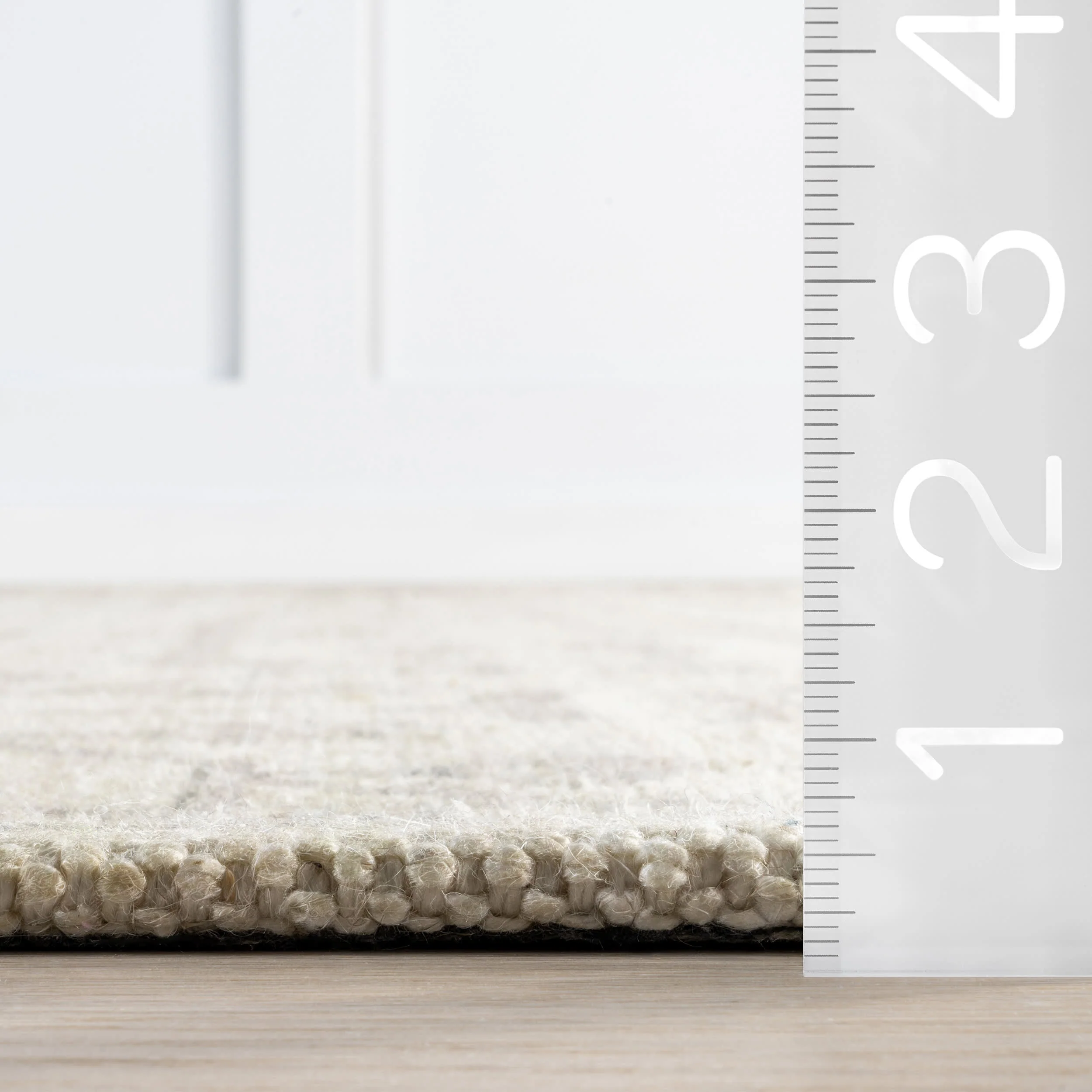 Gretel Wool and Cotton Rug | Beige - Image 5