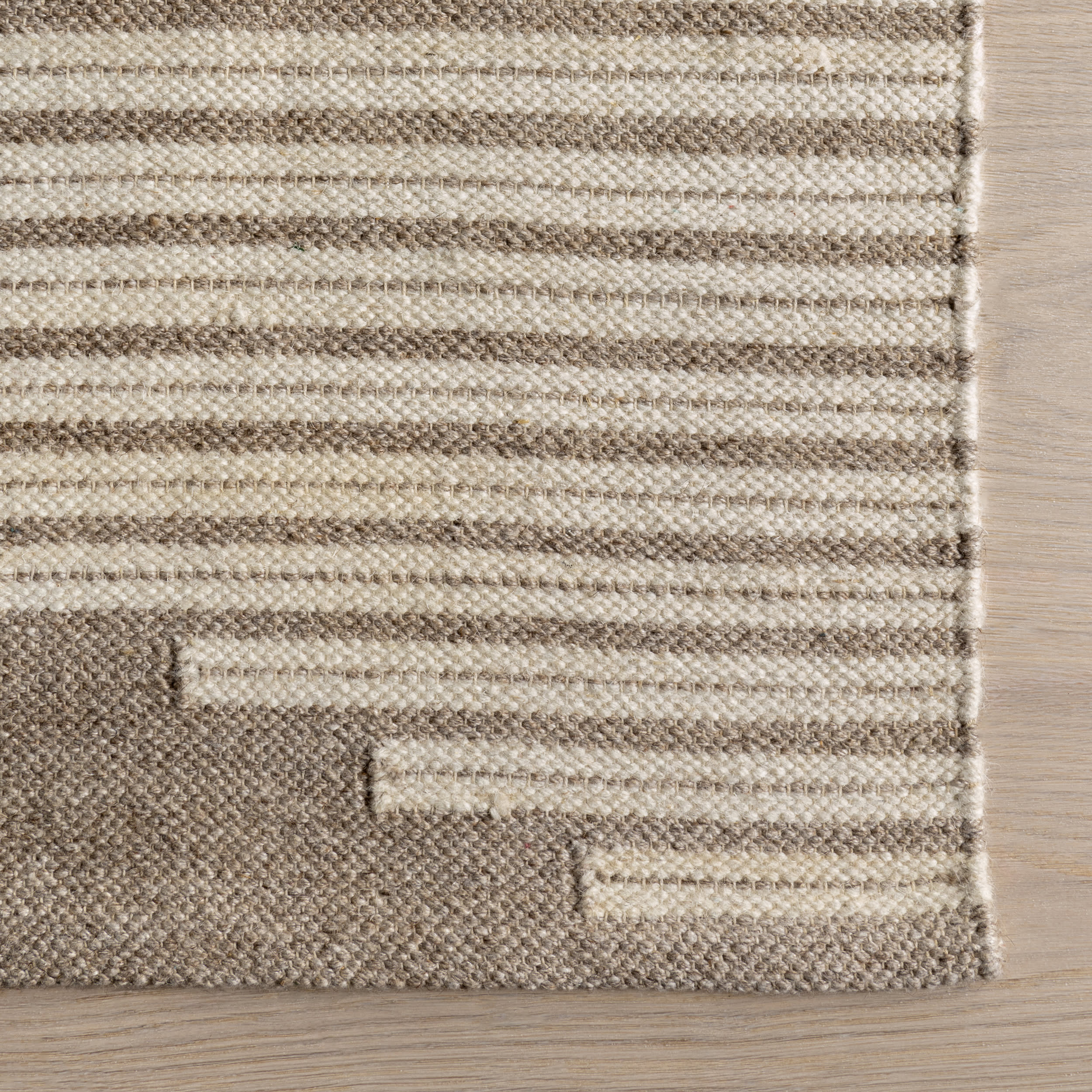 Grove Southwestern Cotton-Blend Rug | Taupe - Image 4