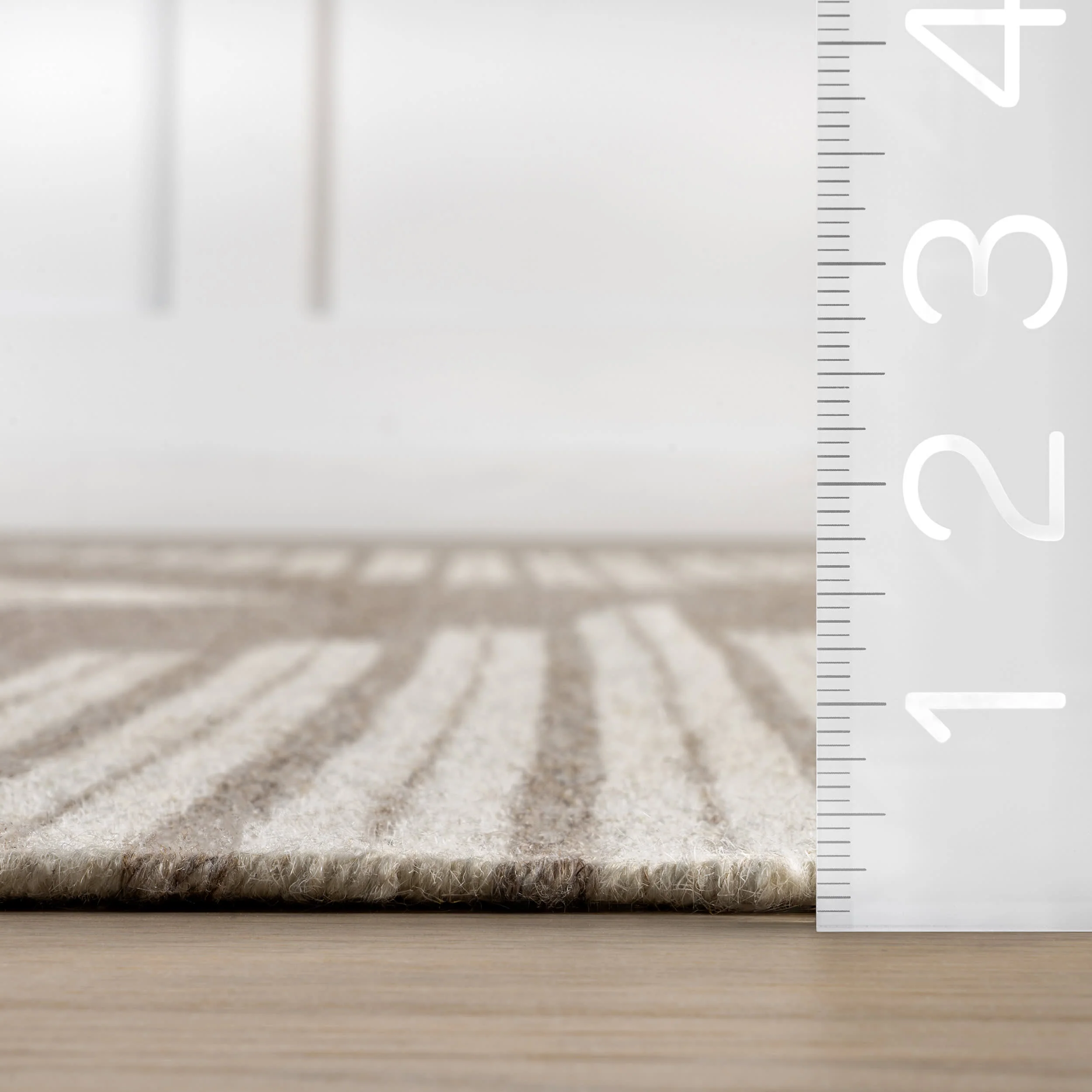 Grove Southwestern Cotton-Blend Rug | Taupe - Image 5