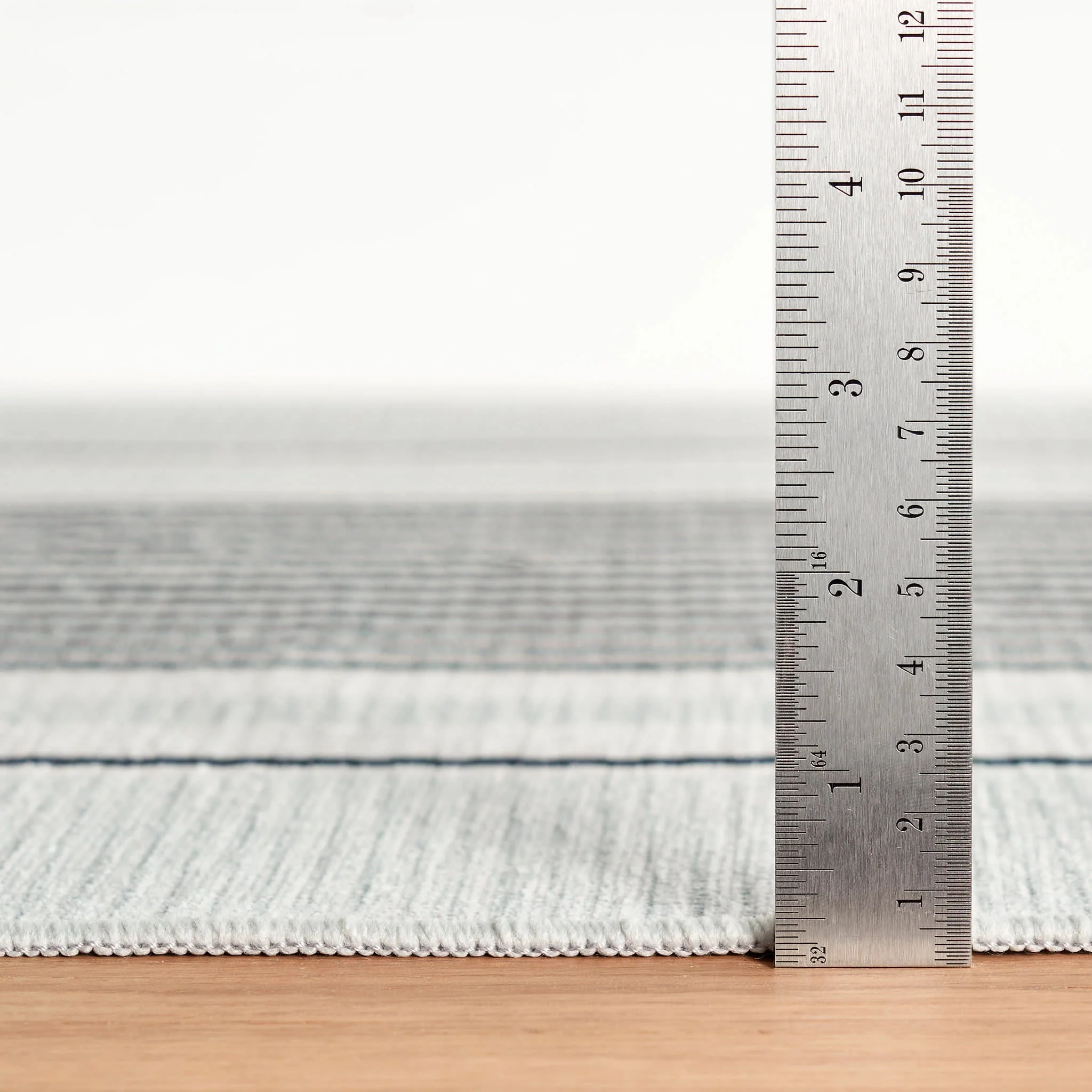 Gunner Stripe Machine Washable Rug | Grey - Image 4
