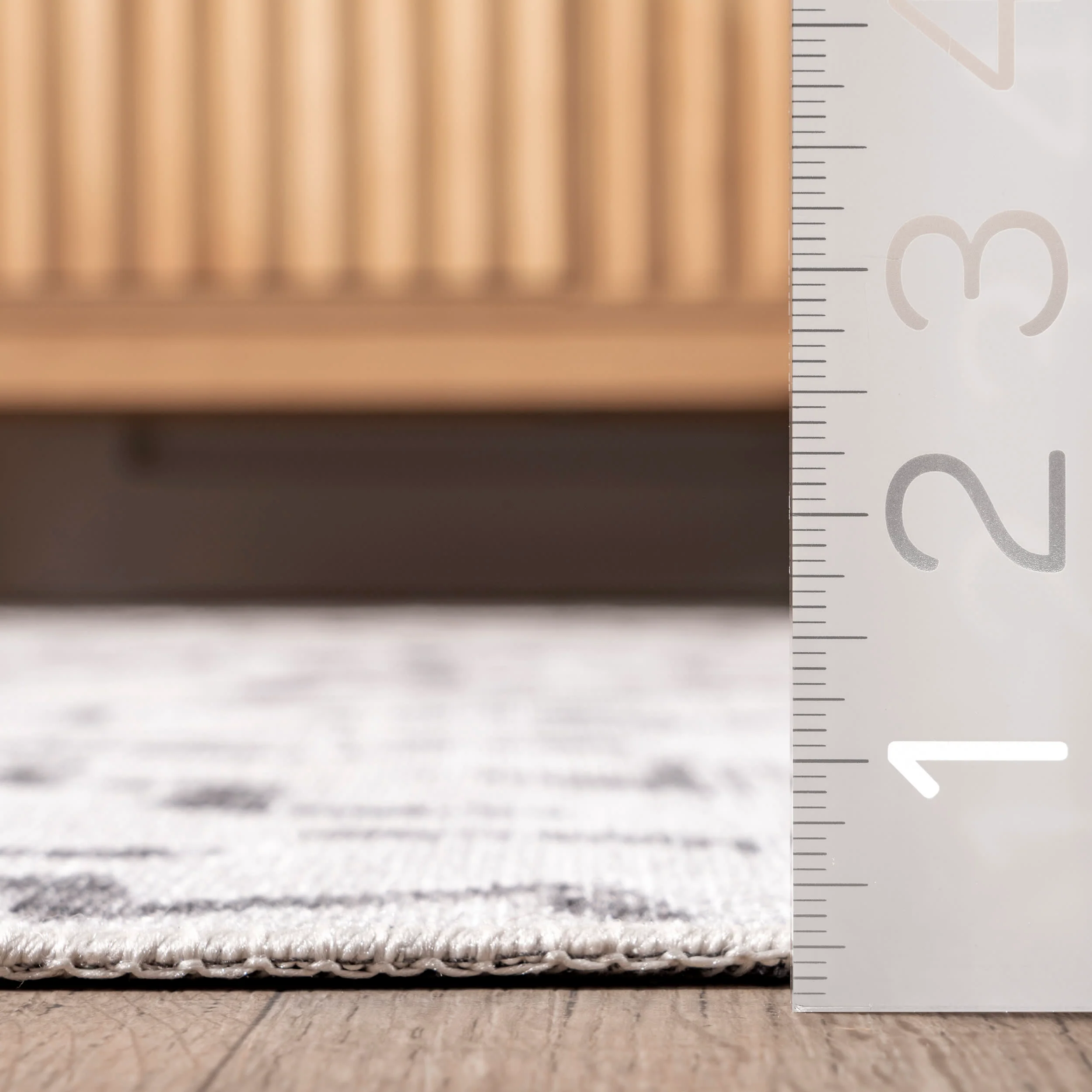 Hadara Washable Symbols Rug | Light Grey - Image 5