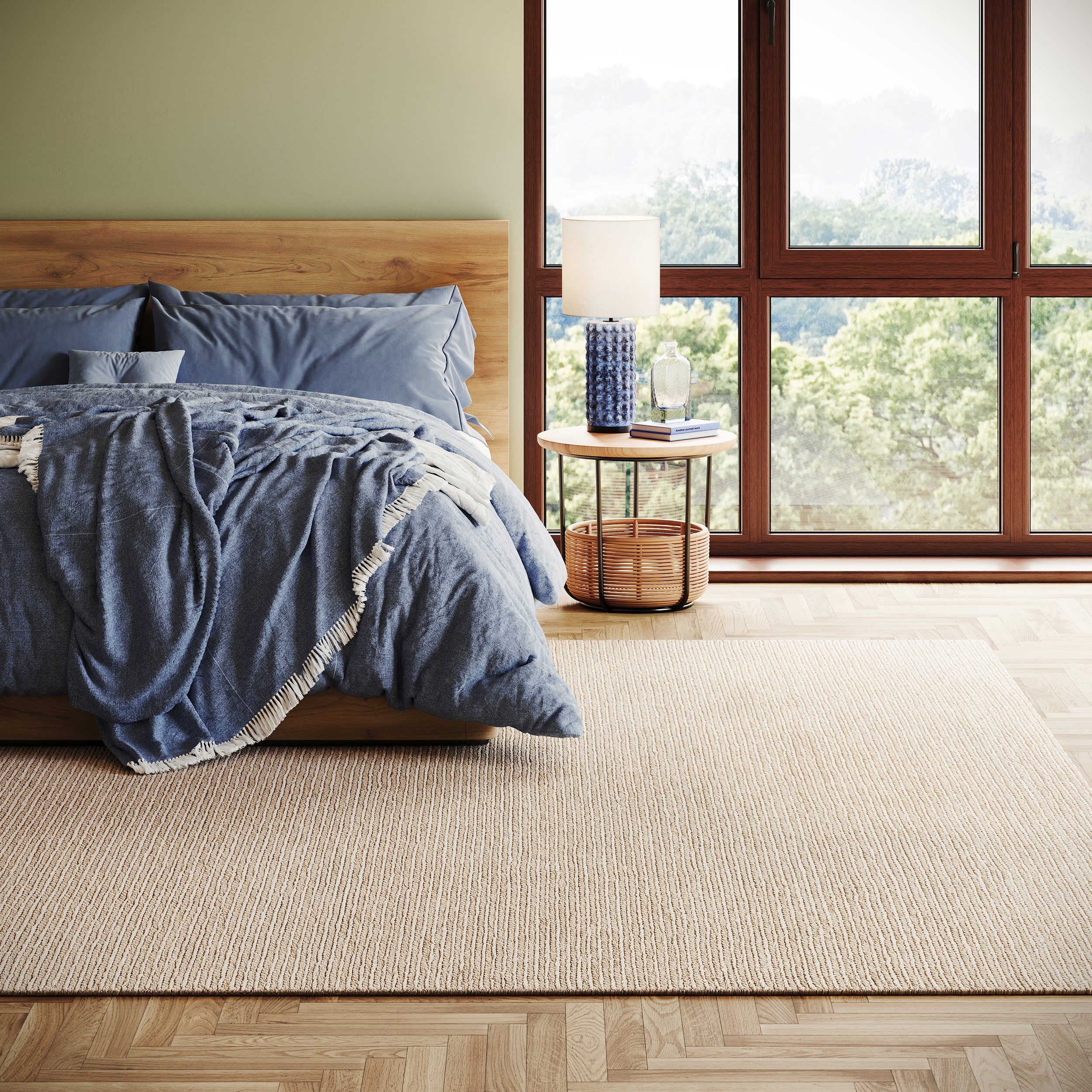 Hades Soumak Jute Rug | Ivory - Image 2