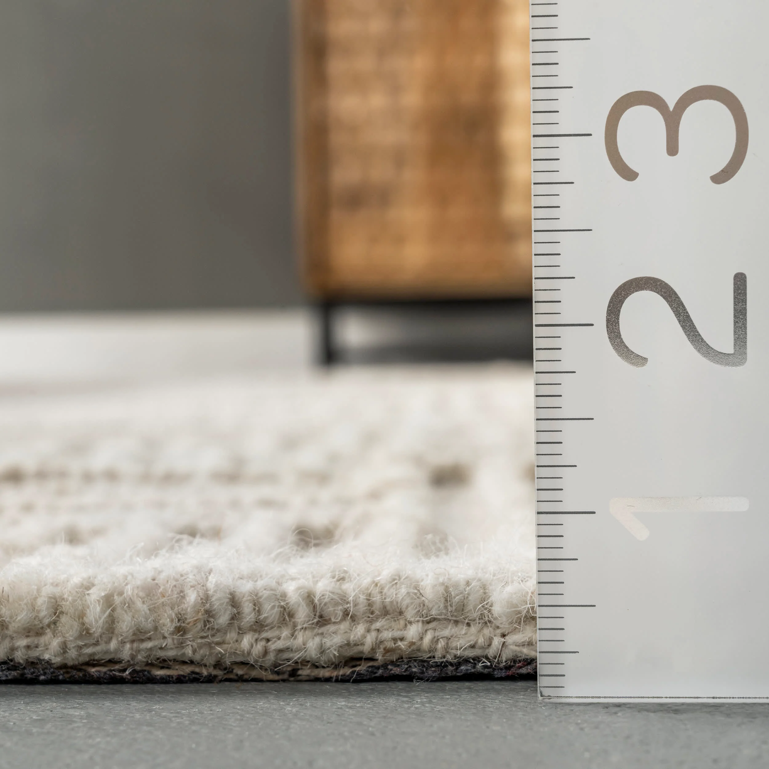 Hadley Textured Stripes Rug | Ivory - Image 5