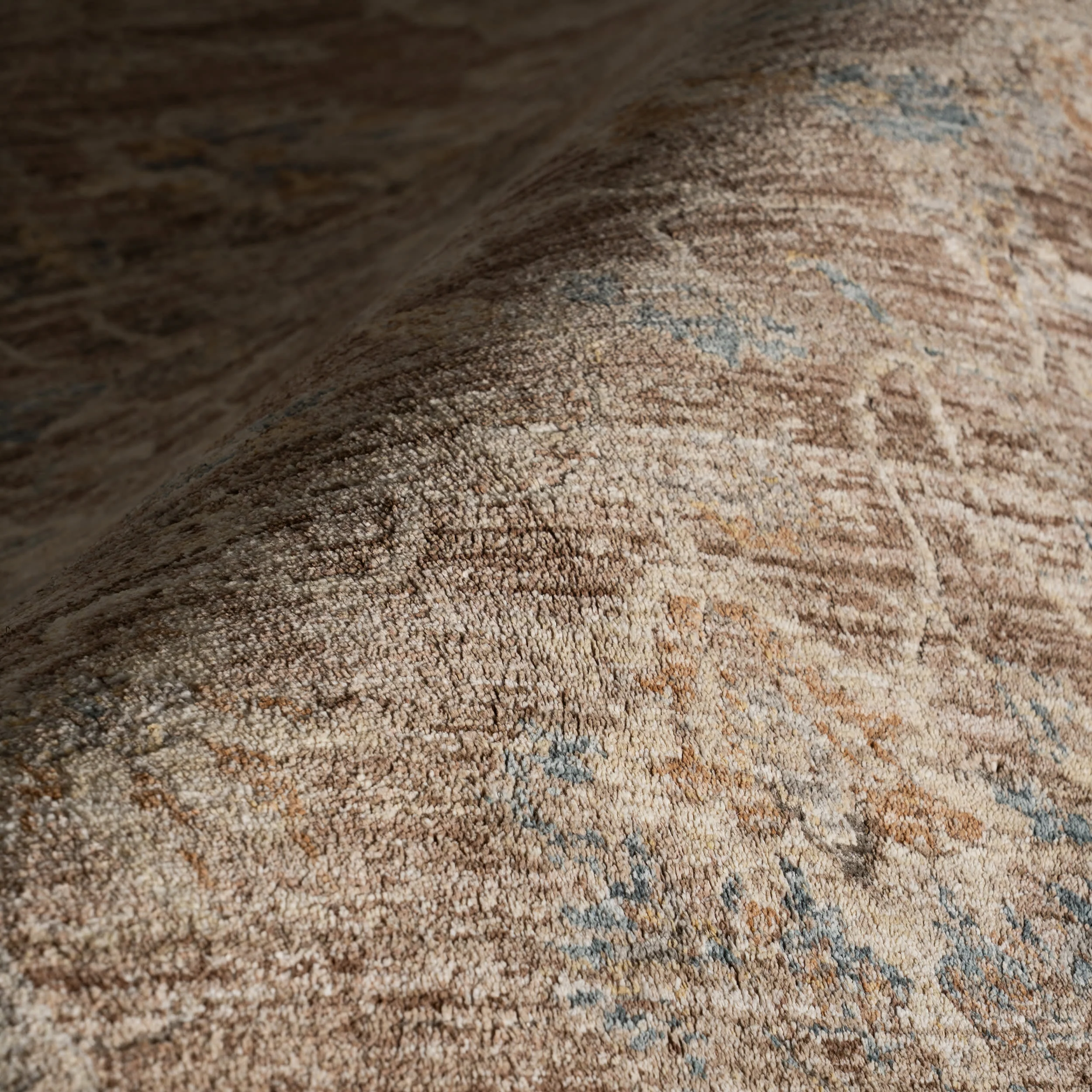Halima Traditional Vintage Floral Rug | Brown - Image 3