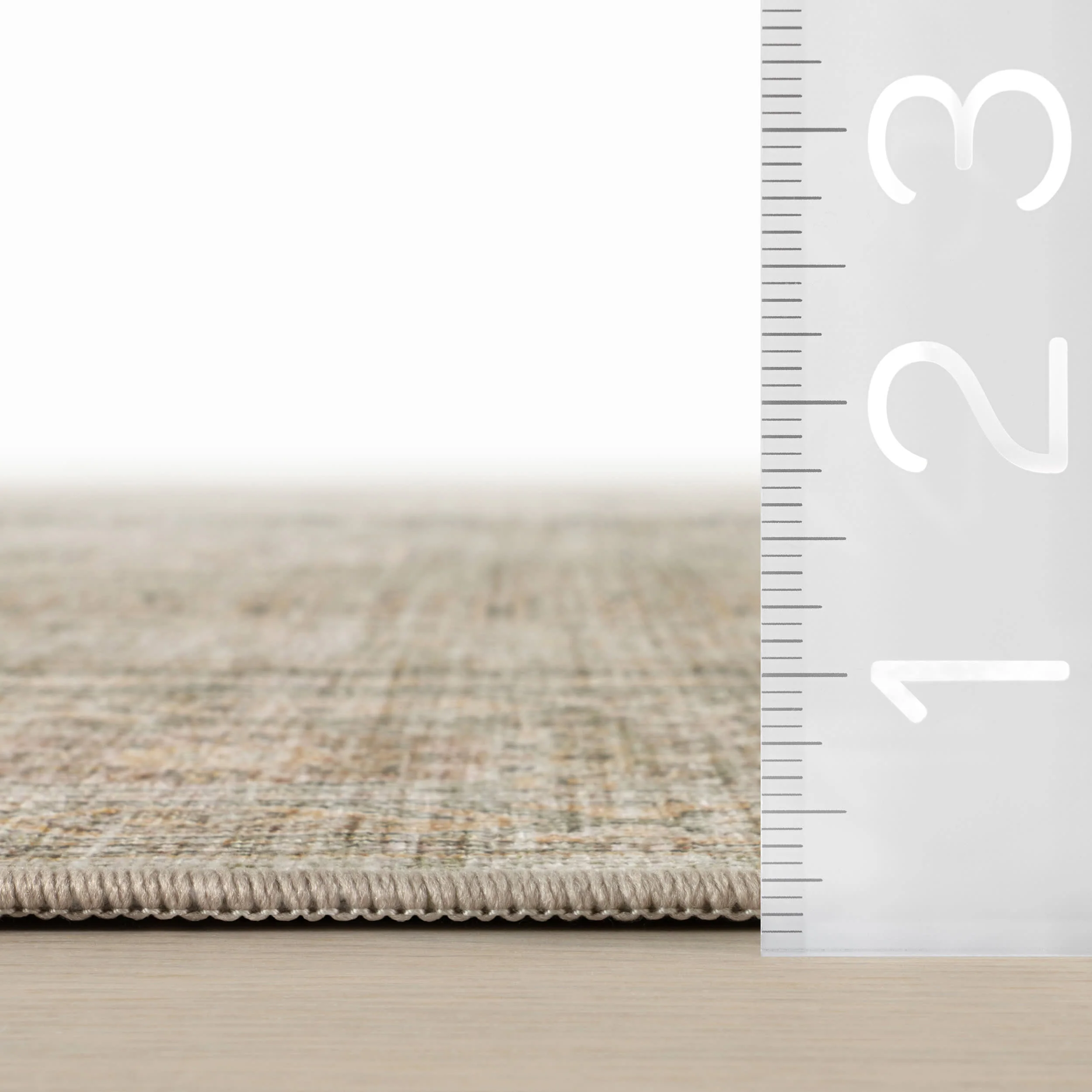 Hanesey Meallion Traditional Washable Rug | Beige - Image 5
